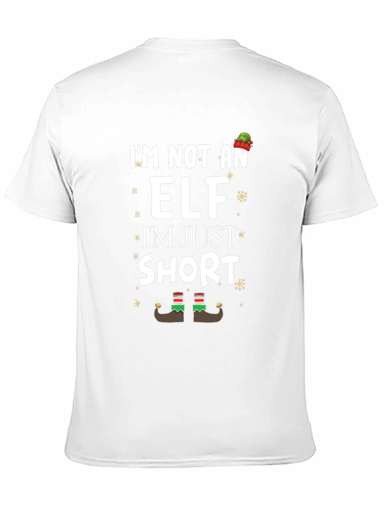 Funny Christmas Elf Short T-Shirt