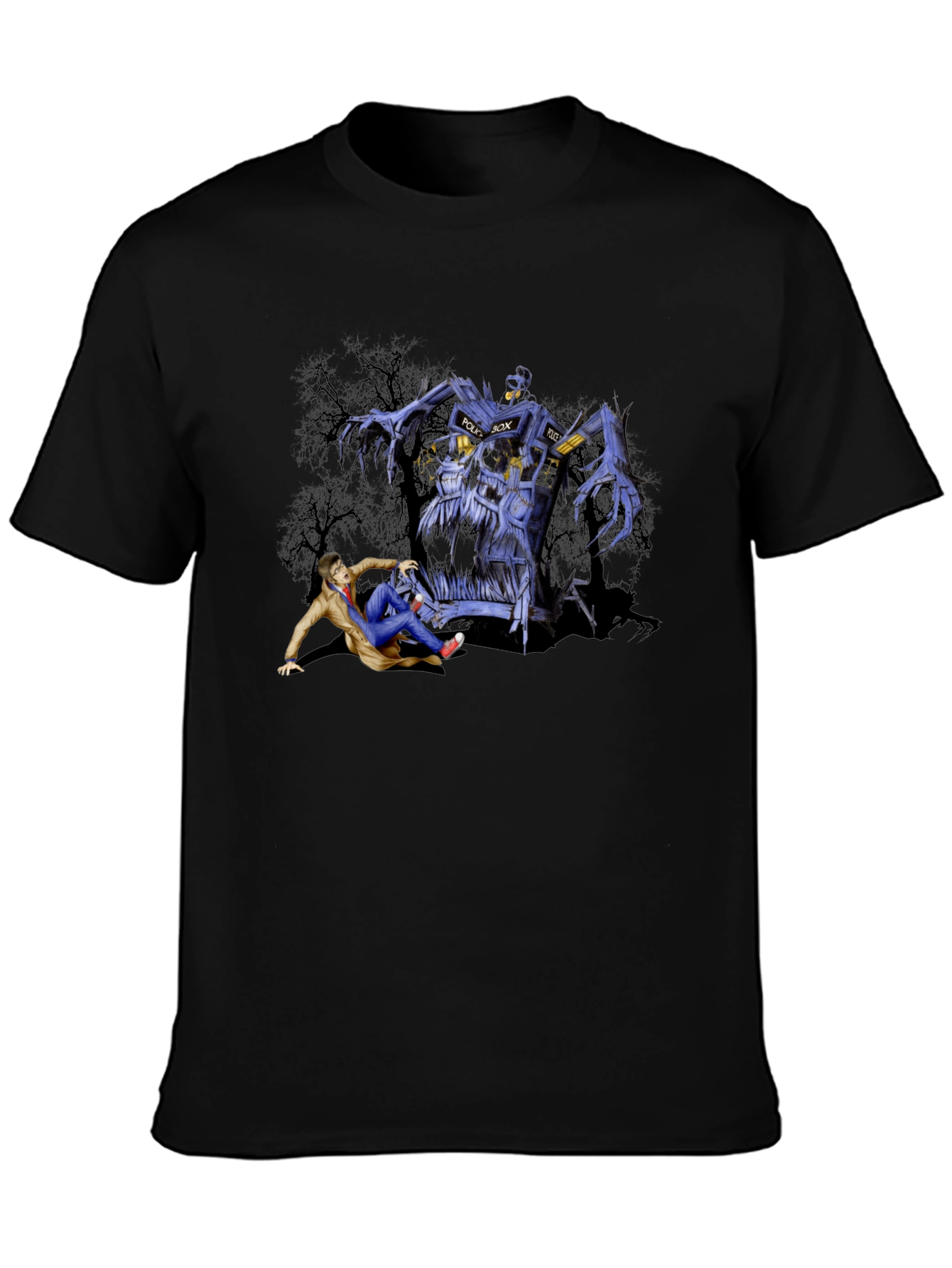 Doctor Who TARDIS Monster Graphic T-Shirt