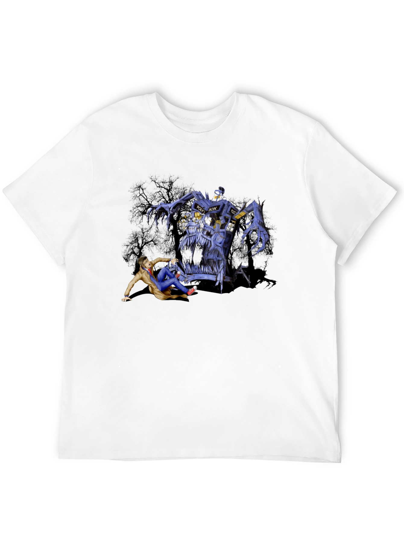 Doctor Who TARDIS Monster Graphic T-Shirt