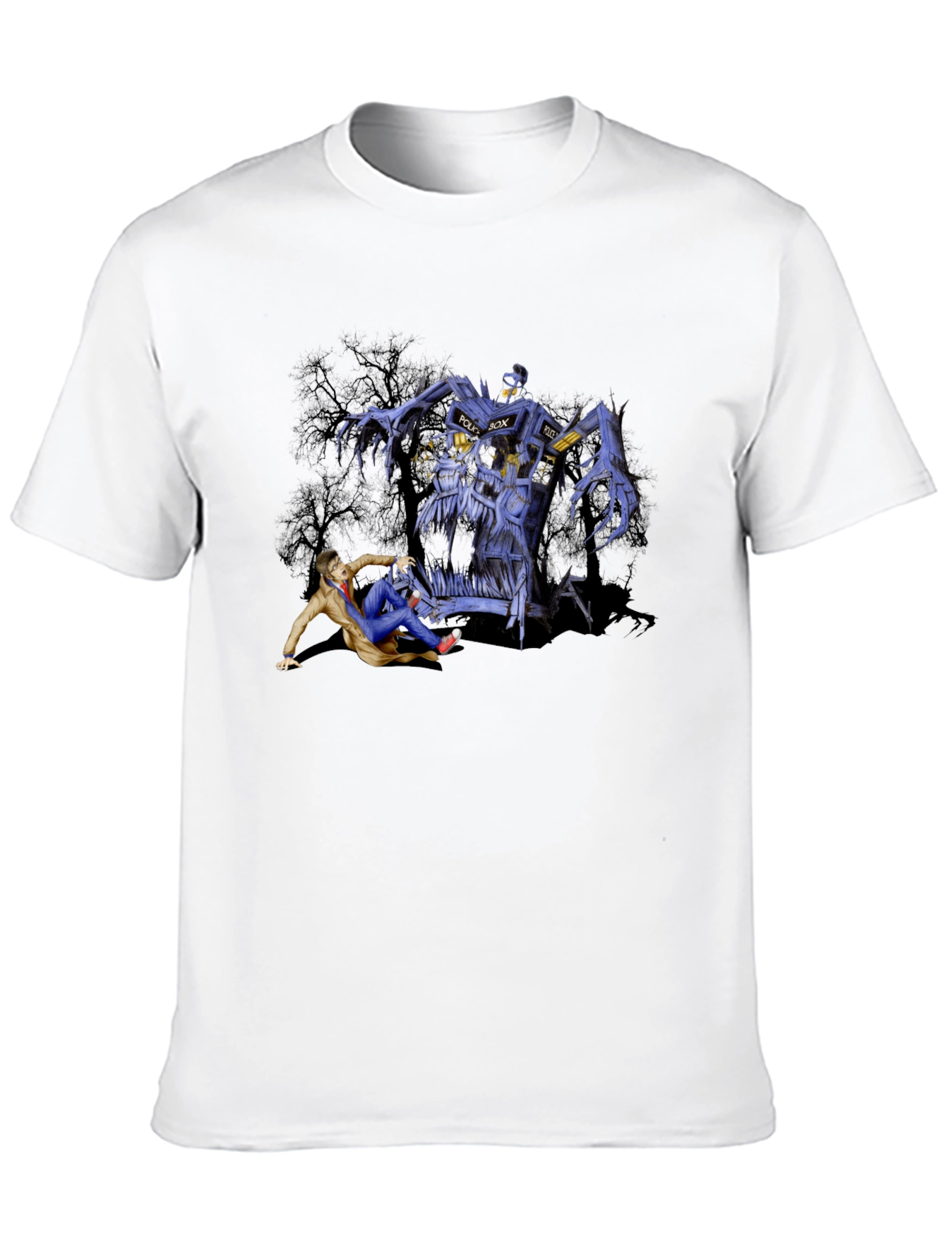 Doctor Who TARDIS Monster Graphic T-Shirt