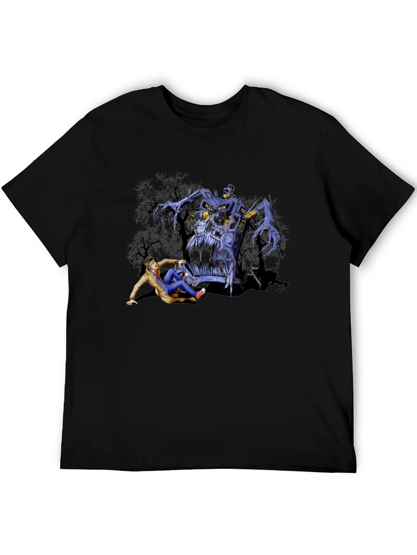 Doctor Who TARDIS Monster Graphic T-Shirt