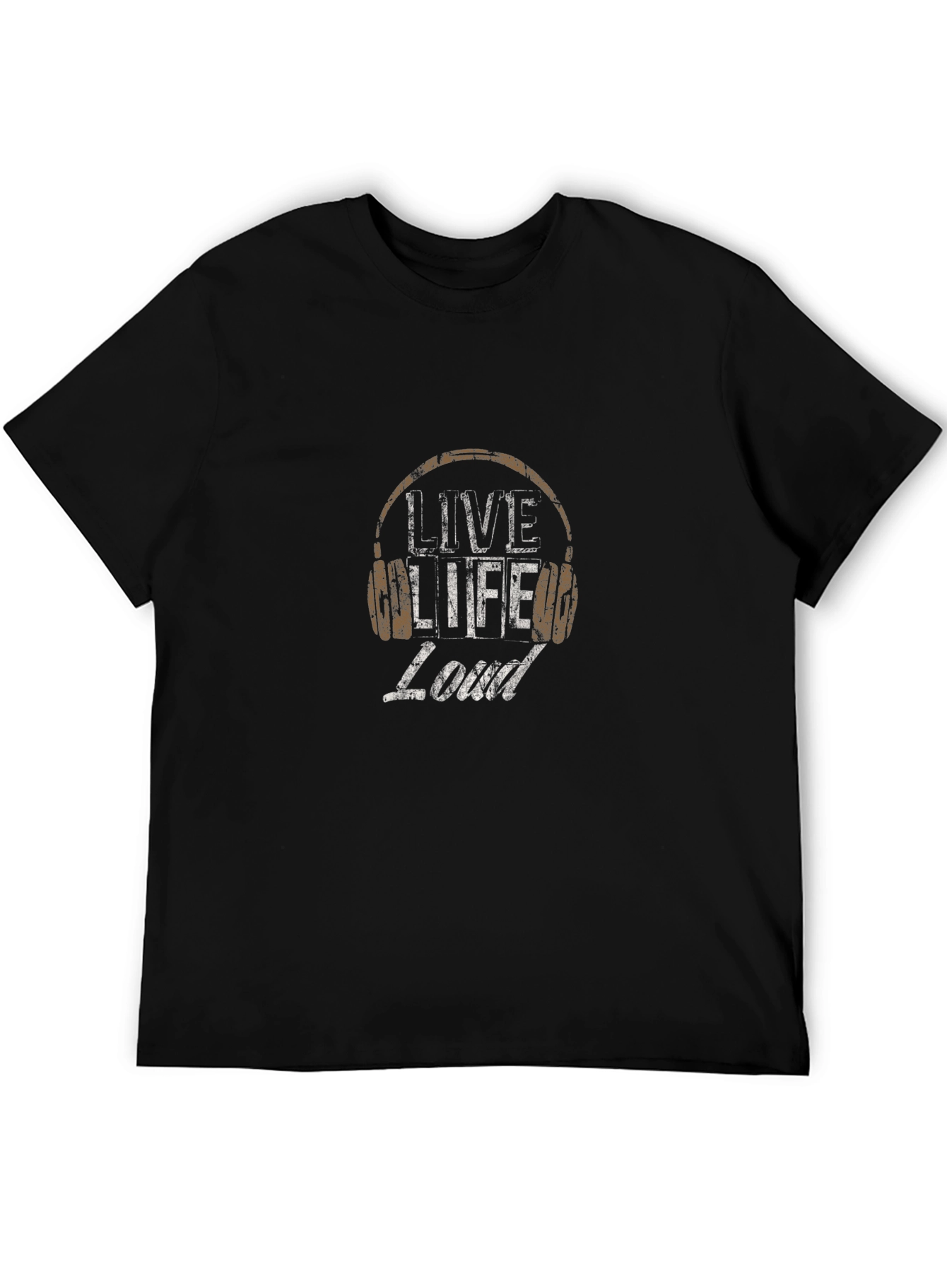 Live Life Loud Graphic T-Shirt