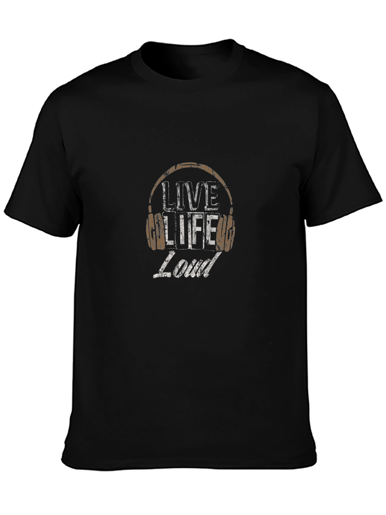 Live Life Loud Graphic T-Shirt