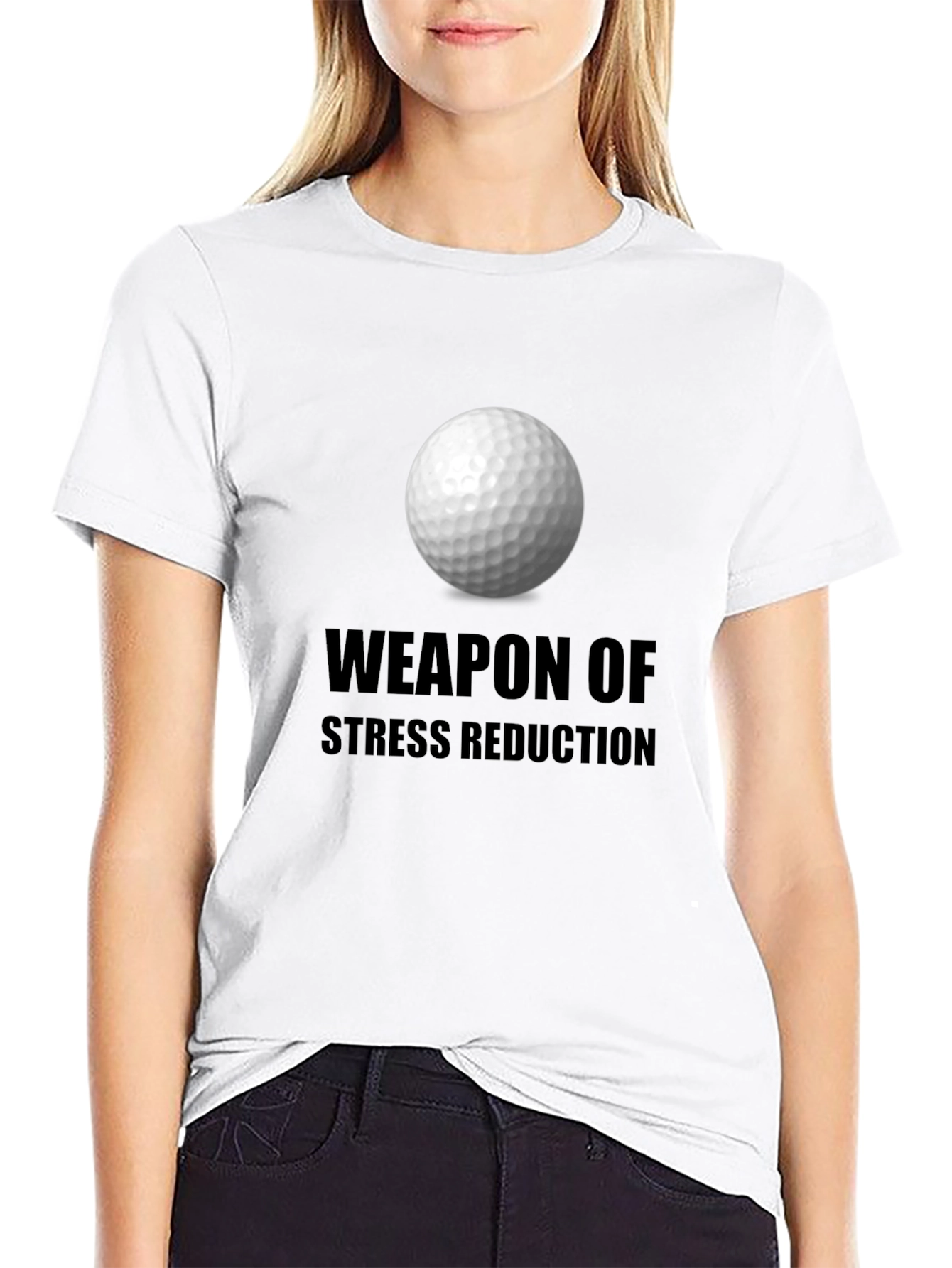 Golf Ball Weapon Stress Reduction T-Shirt