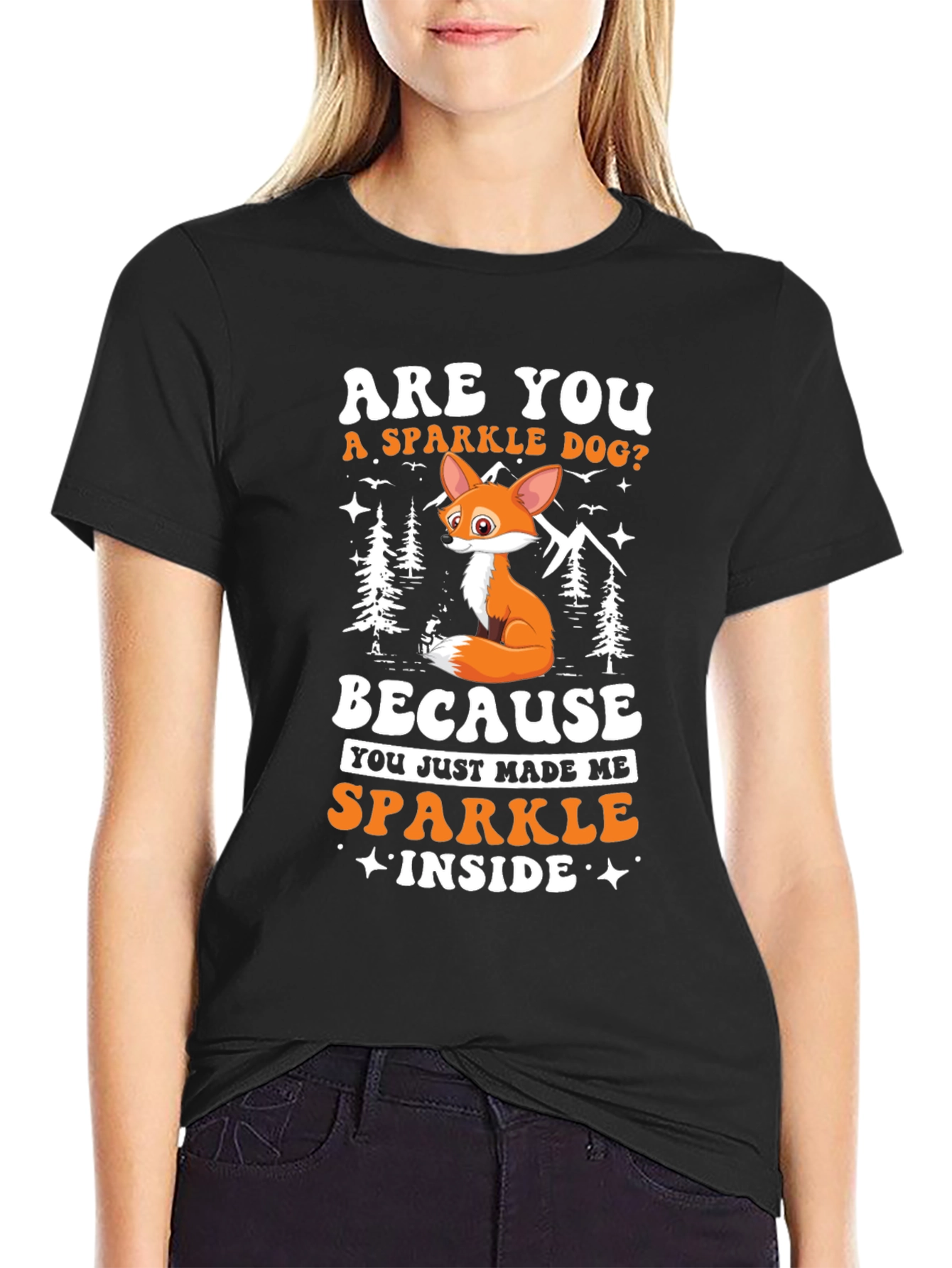 Sparkle Dog Graphic Tee -  Unisex