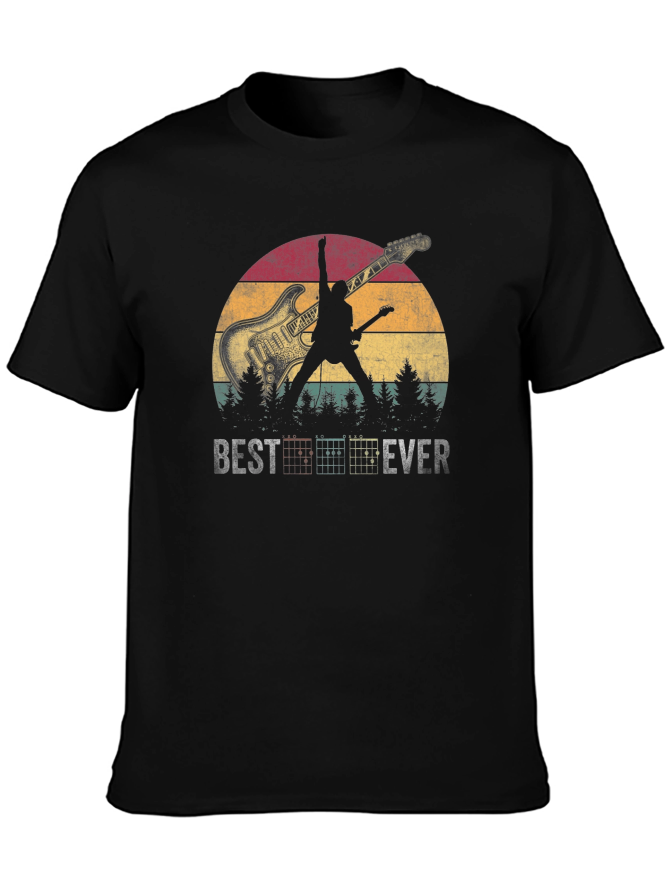 Best Ever Guitarist Silhouette T-Shirt