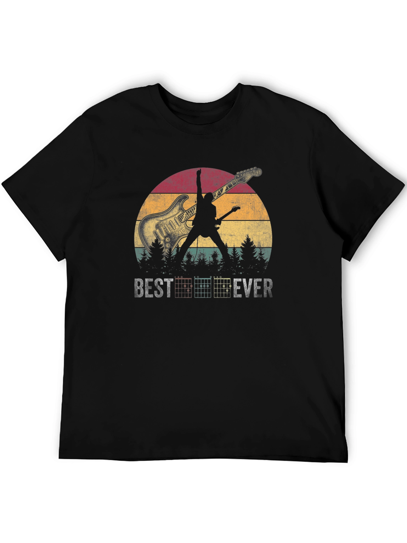 Best Ever Guitarist Silhouette T-Shirt