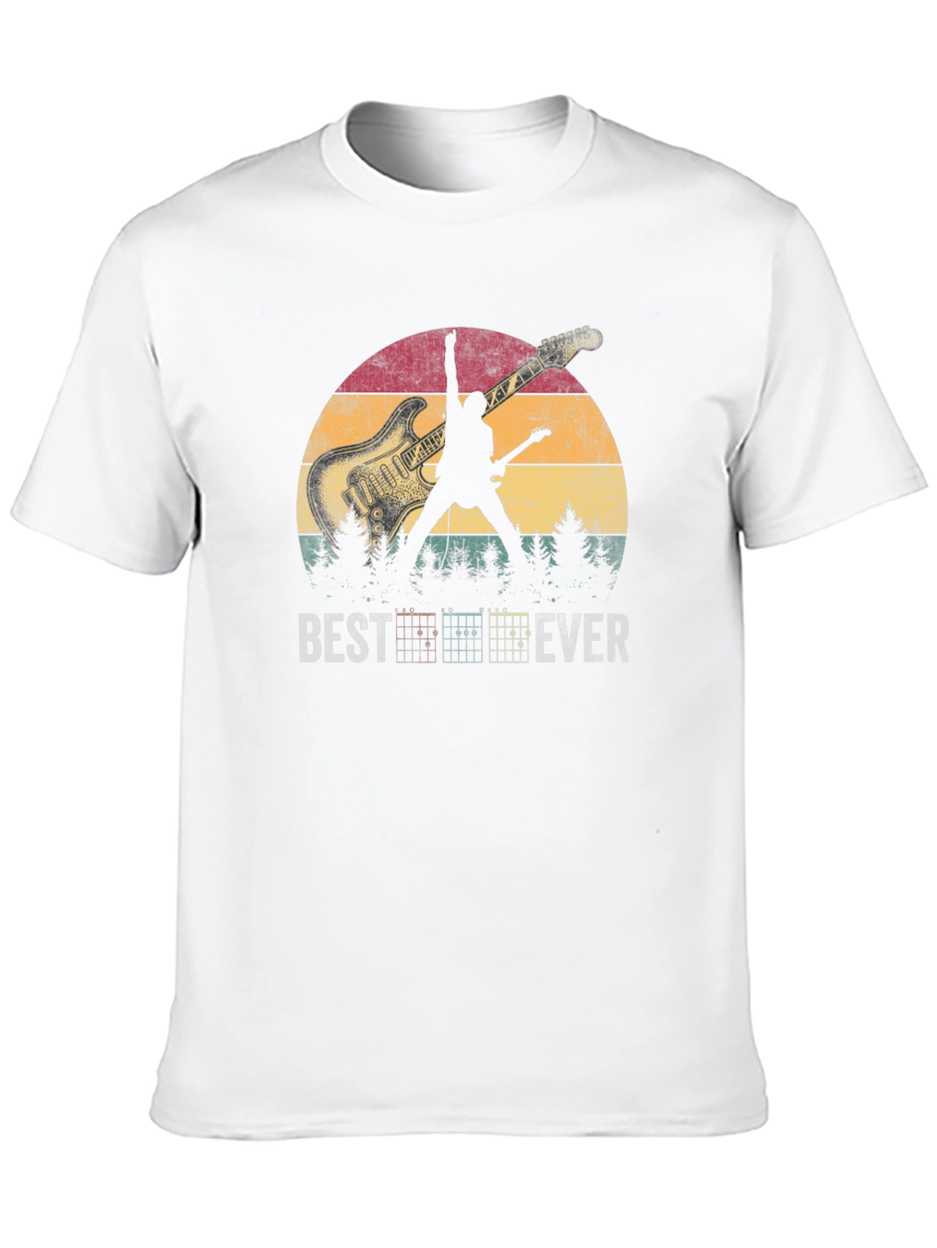 Best Ever Guitarist Silhouette T-Shirt