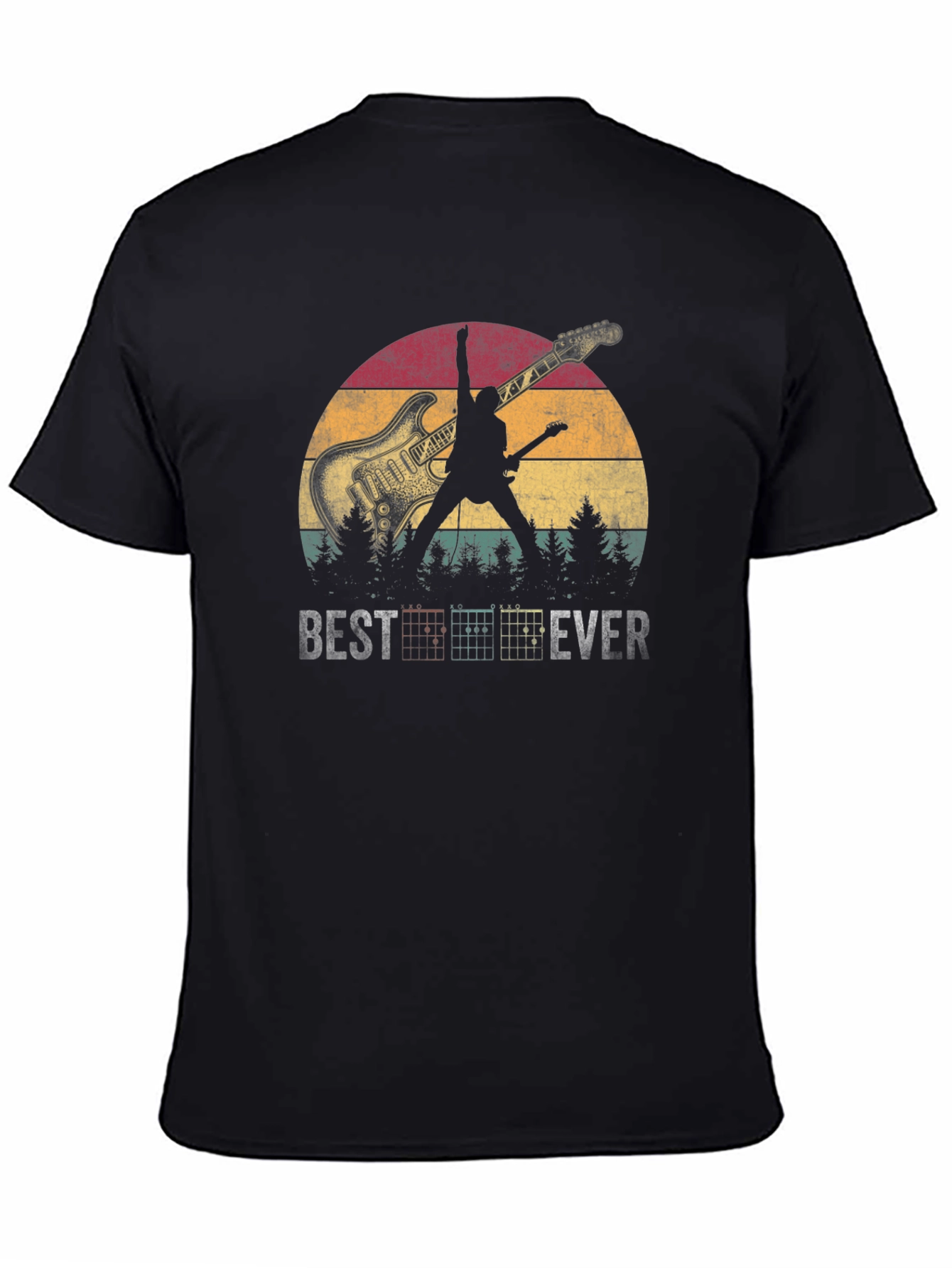 Best Ever Guitarist Silhouette T-Shirt