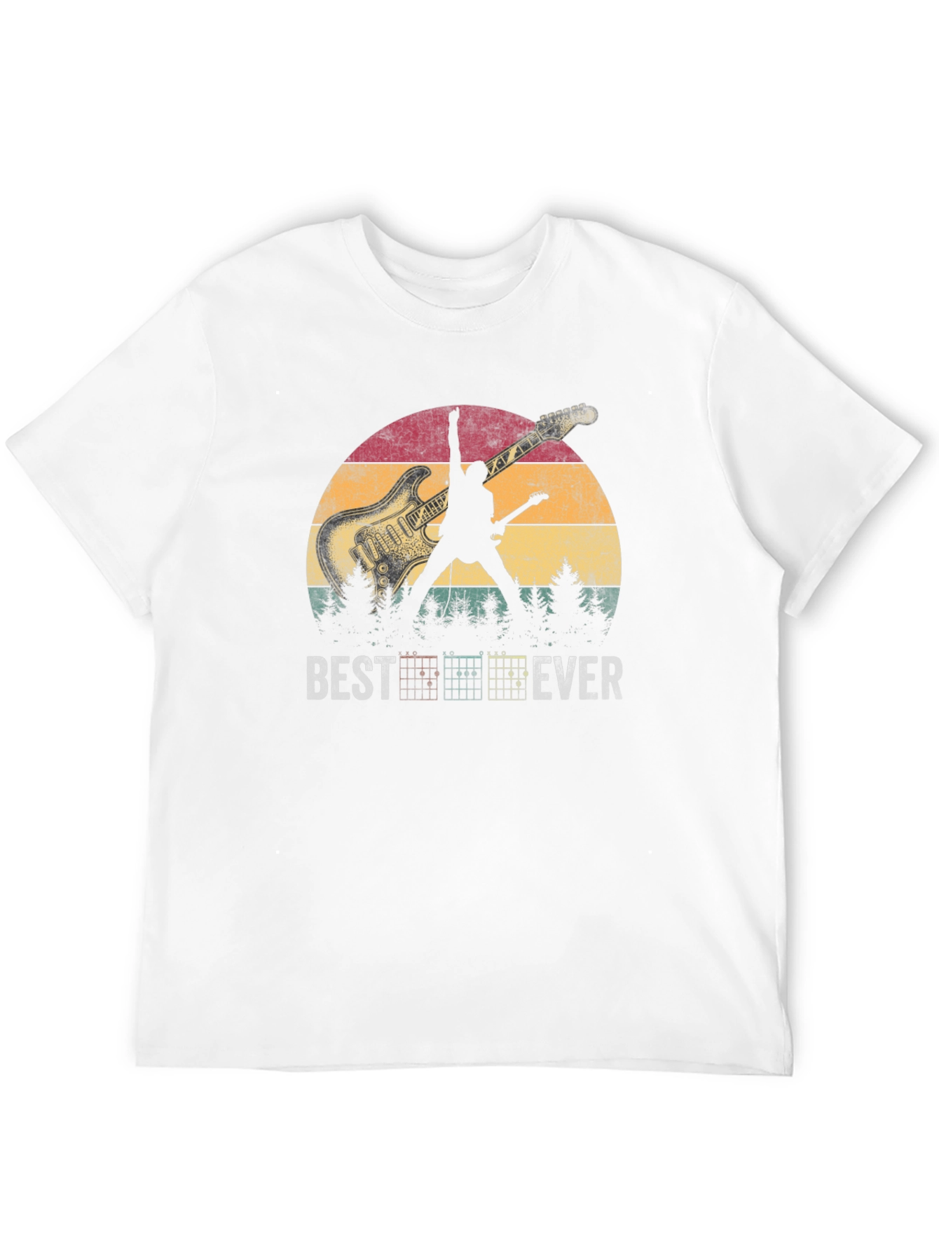 Best Ever Guitarist Silhouette T-Shirt