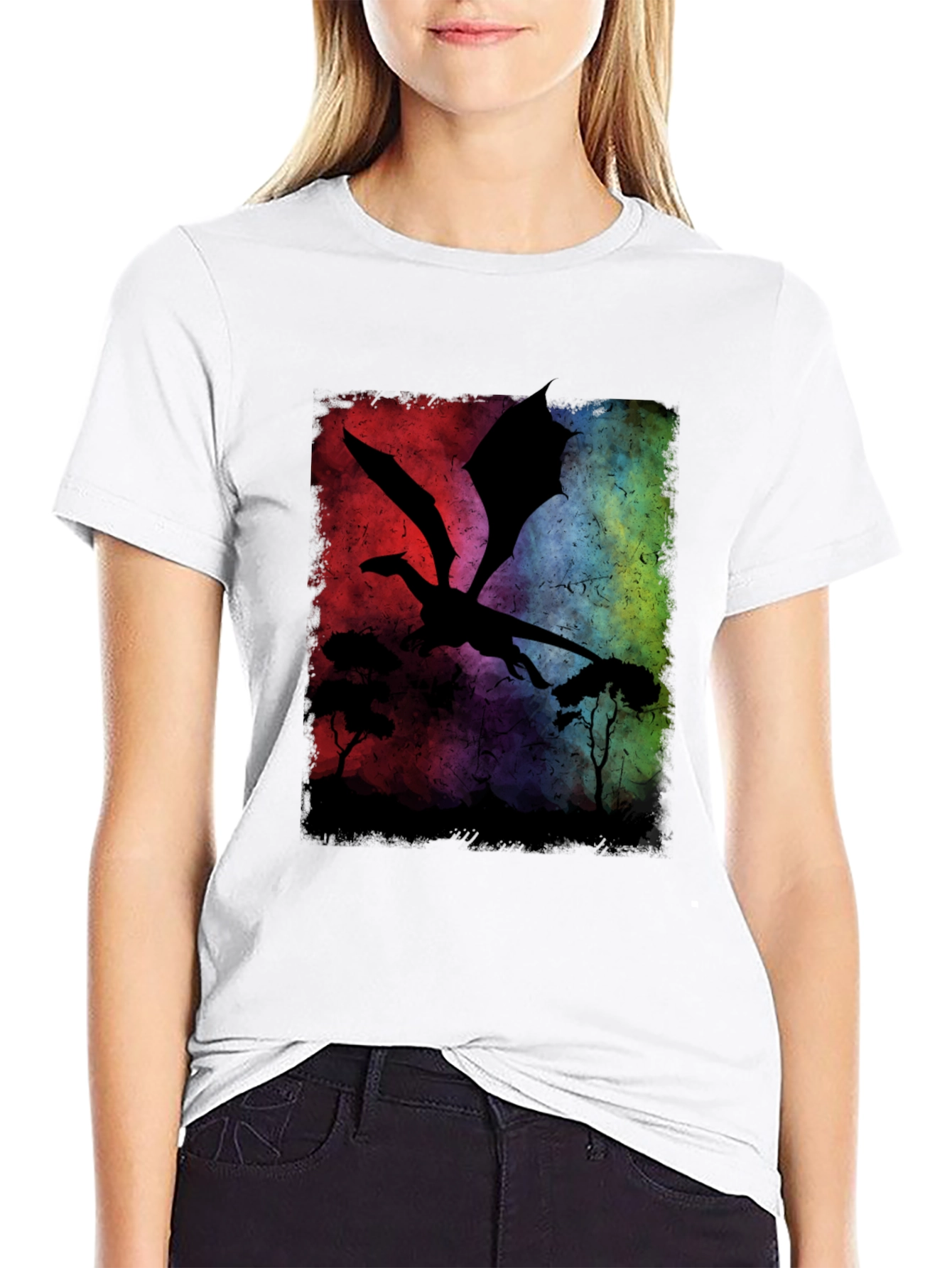 Dragon Silhouette T-Shirt - Graphic Tee