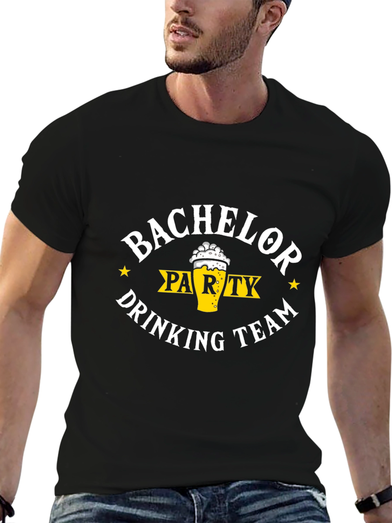 Bachelor Party Drinking Team Graphic T-Shirt