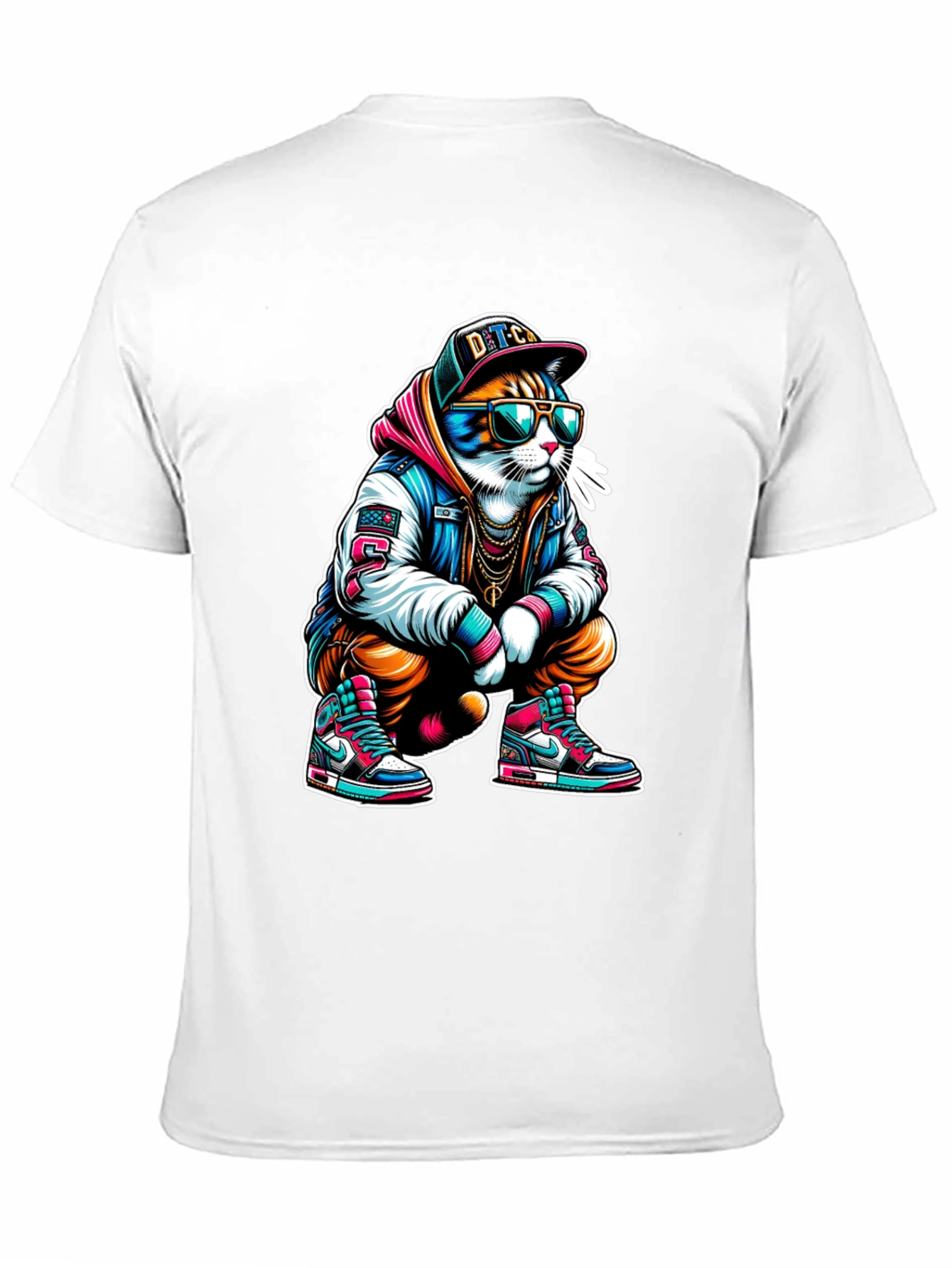 Cool Cat Graphic T-Shirt - Urban Style