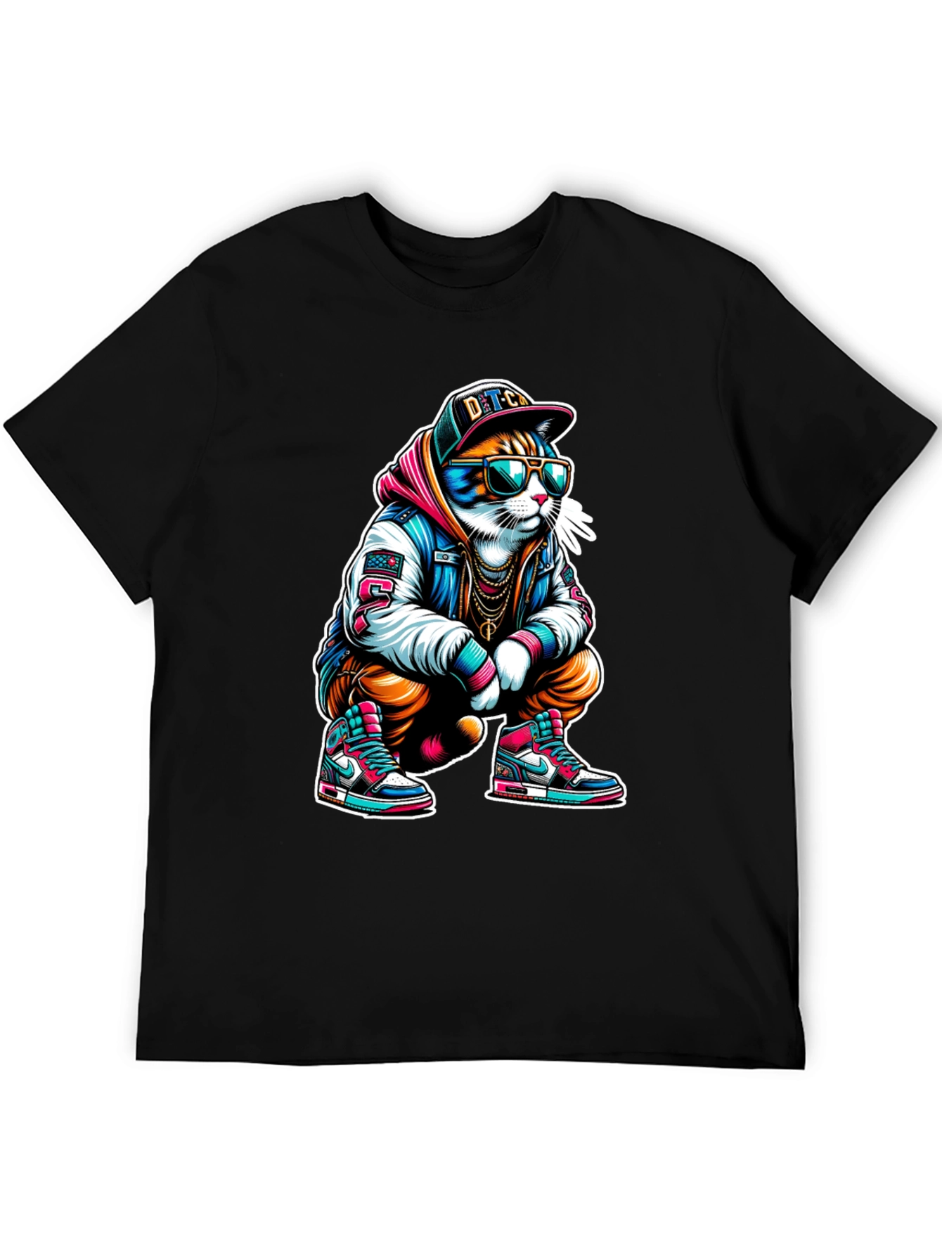Cool Cat Graphic T-Shirt - Urban Style