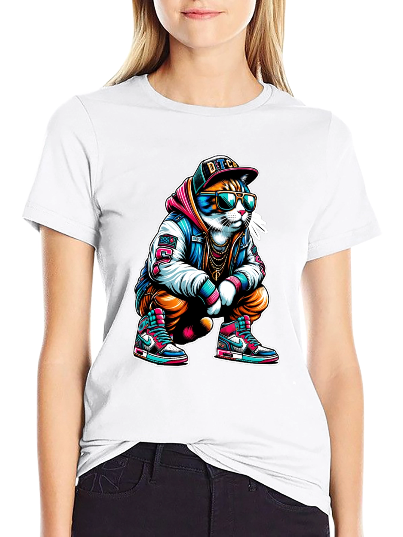Cool Cat Graphic T-Shirt - Urban Style