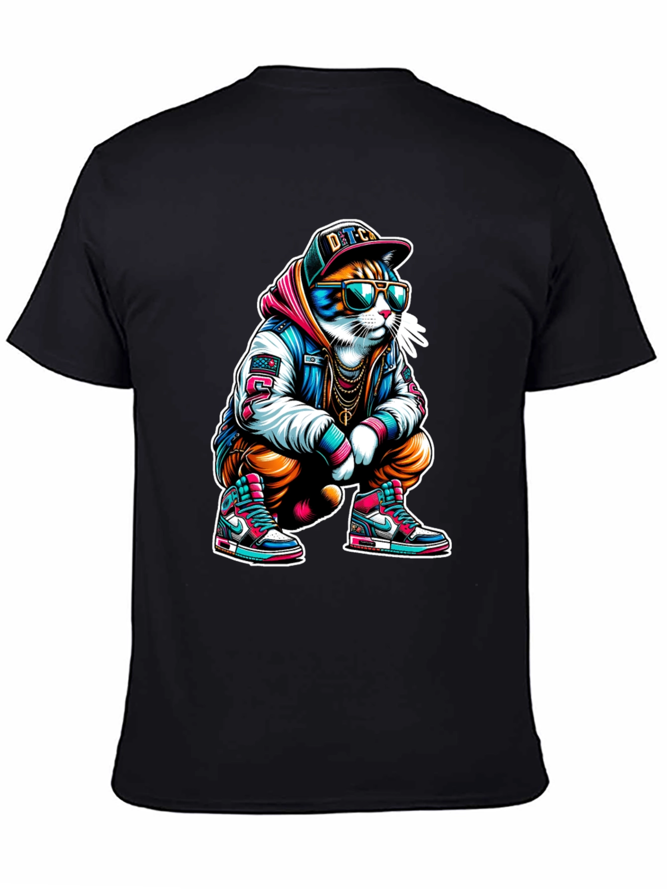 Cool Cat Graphic T-Shirt - Urban Style