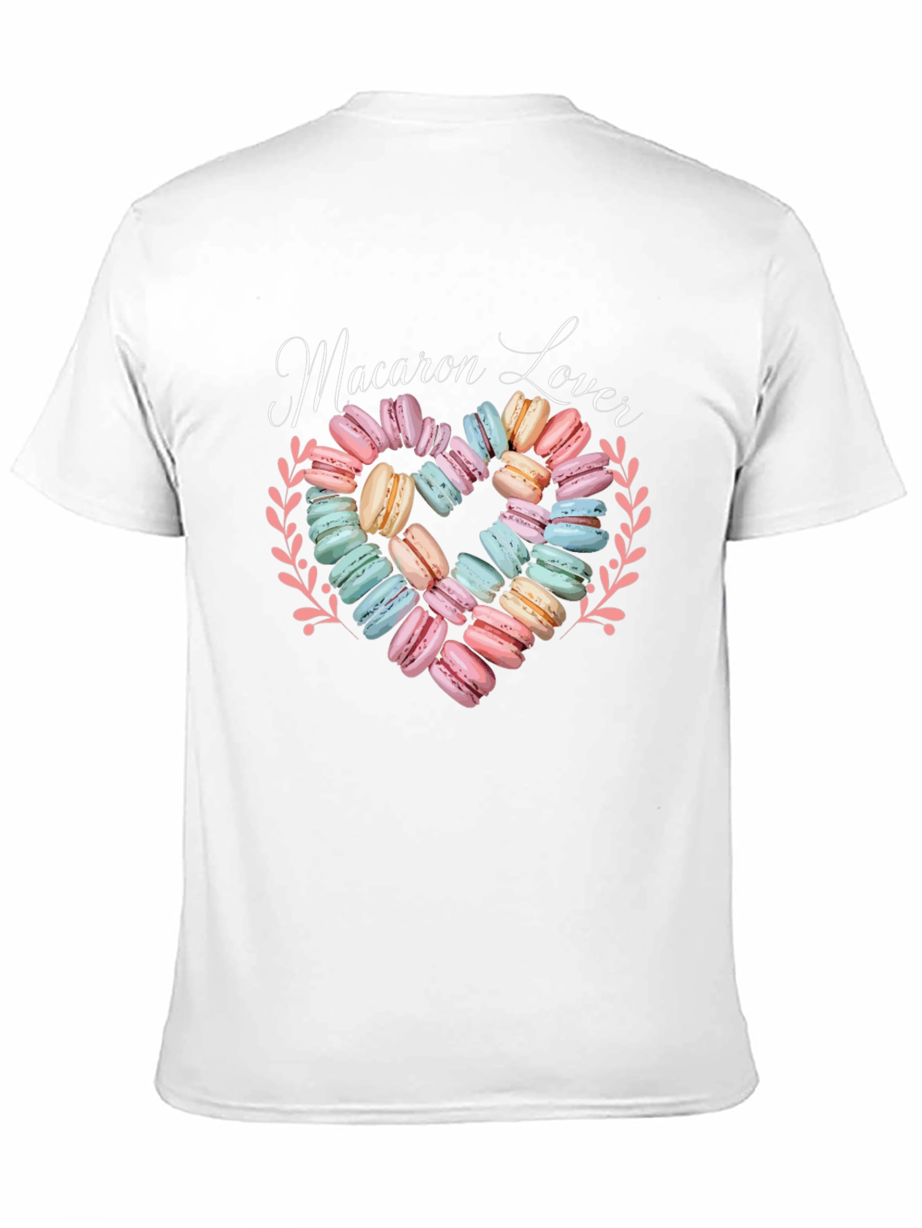 Macaron Lover Graphic T-Shirt - Sweet Treat Design