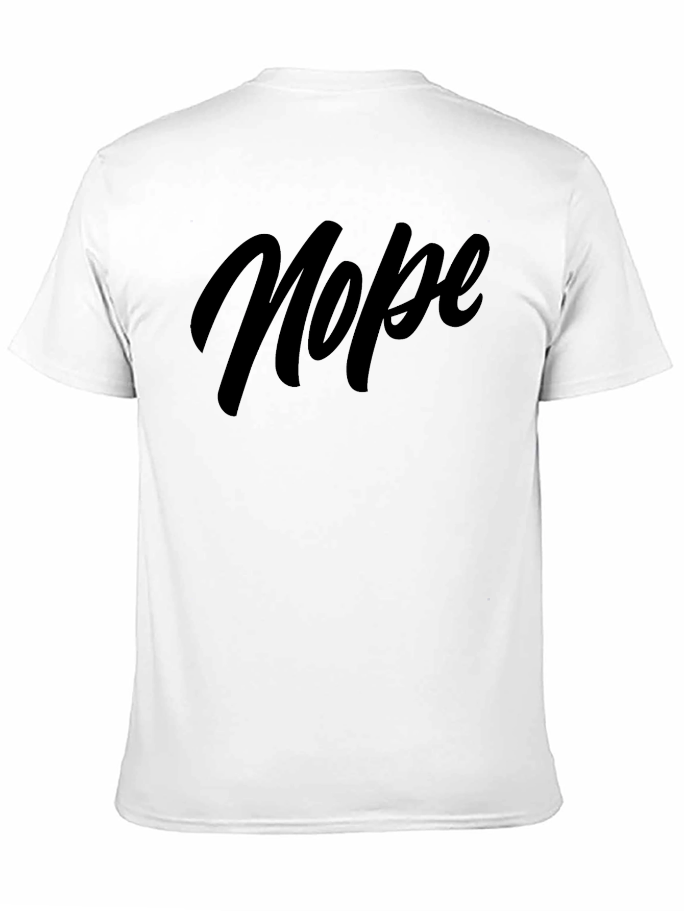 Nope Graphic T-Shirt - Mens Black Tee