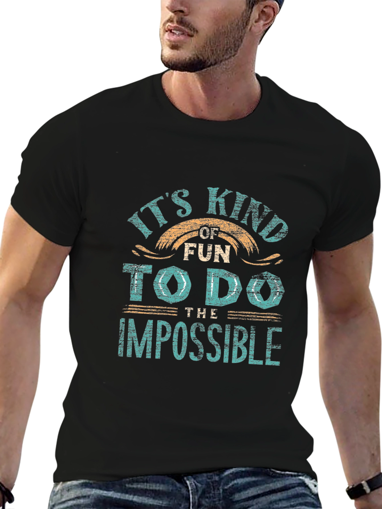 Impossible Fun Graphic Tee - Soft Cotton Casual Wear