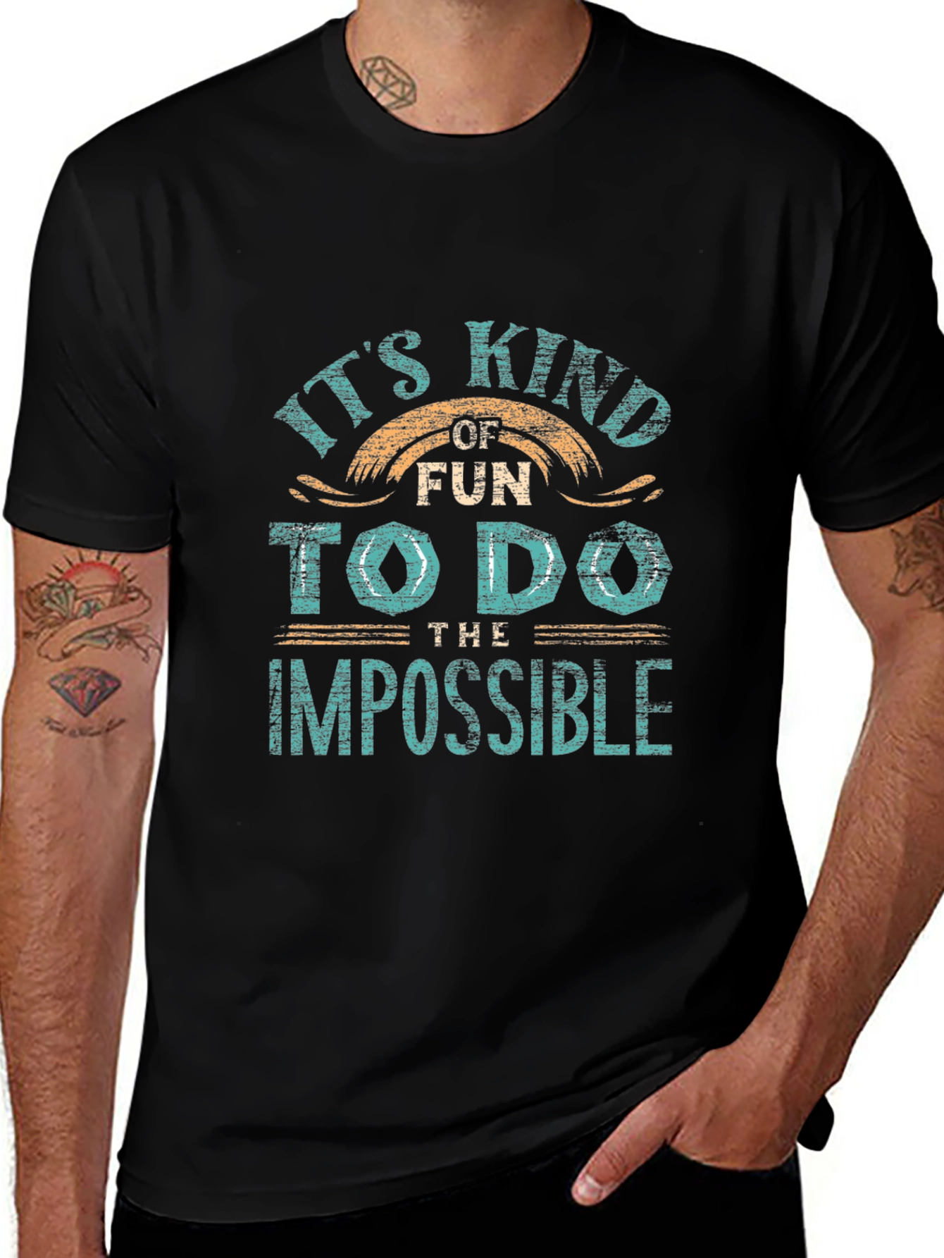 Impossible Fun Graphic Tee - Soft Cotton Casual Wear
