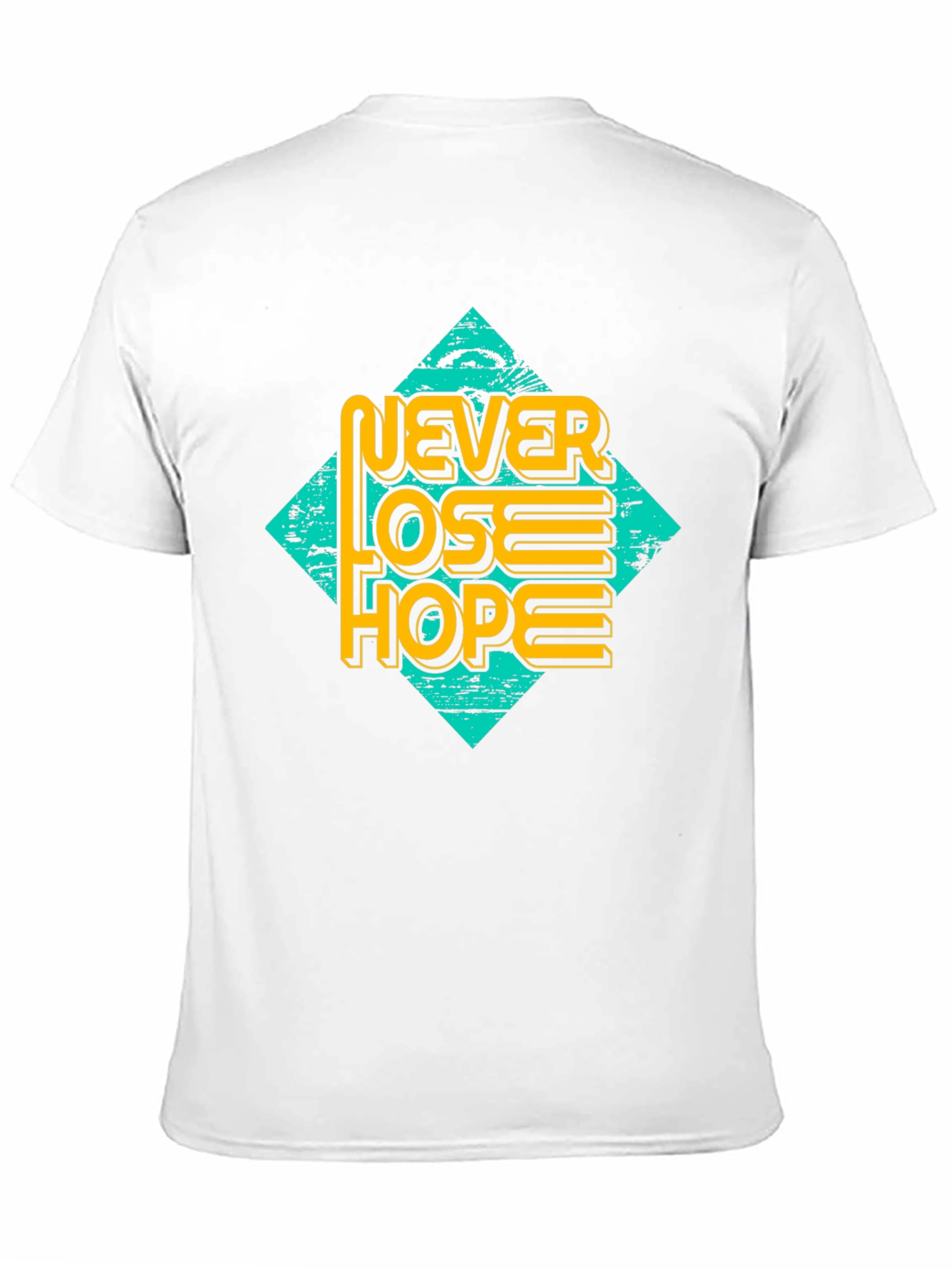 Never Lose Hope Graphic Tee - Mens Black T-Shirt