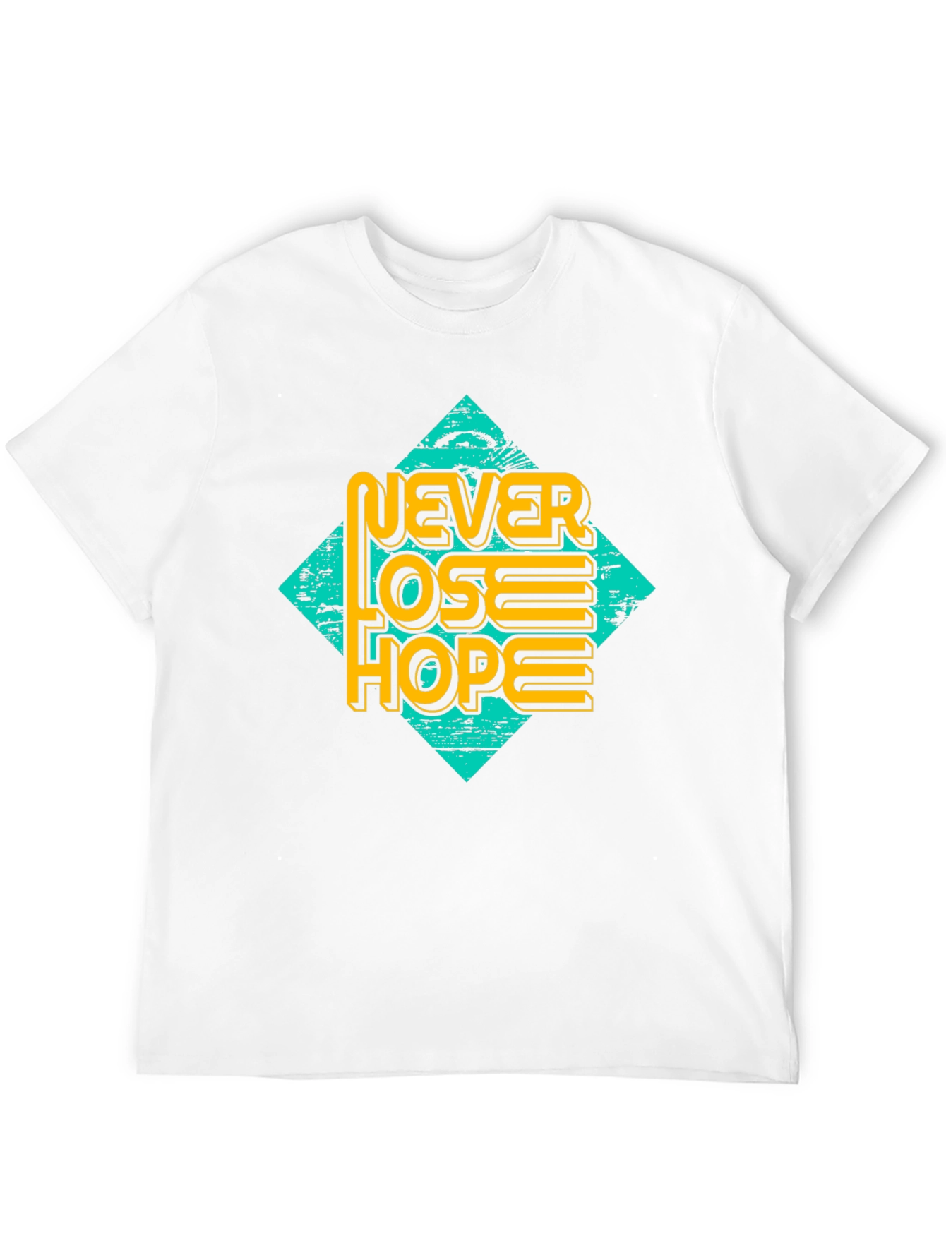 Never Lose Hope Graphic Tee - Mens Black T-Shirt