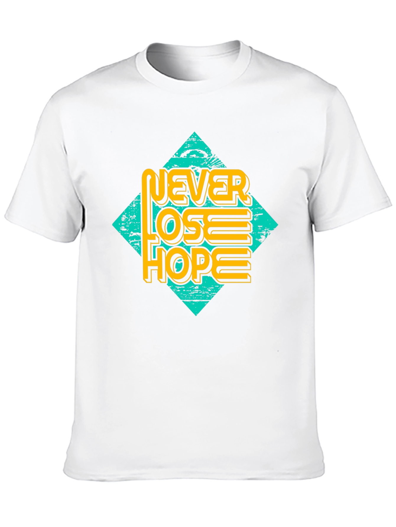 Never Lose Hope Graphic Tee - Mens Black T-Shirt
