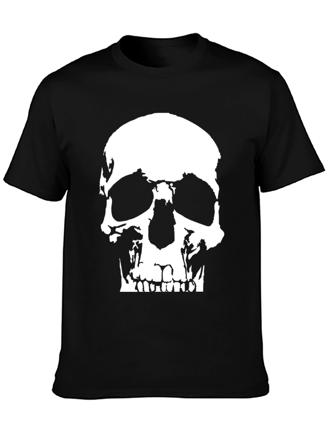 Skull Graphic T-Shirt - Mens Black Tee
