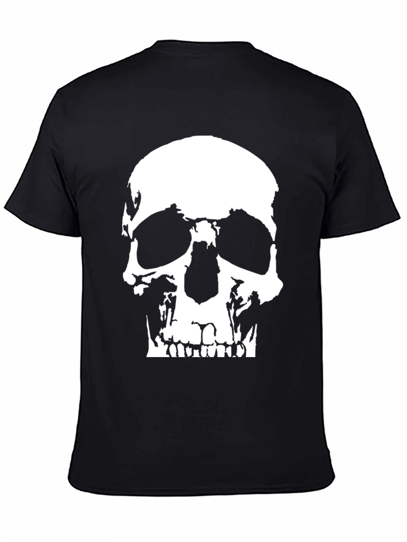 Skull Graphic T-Shirt - Mens Black Tee