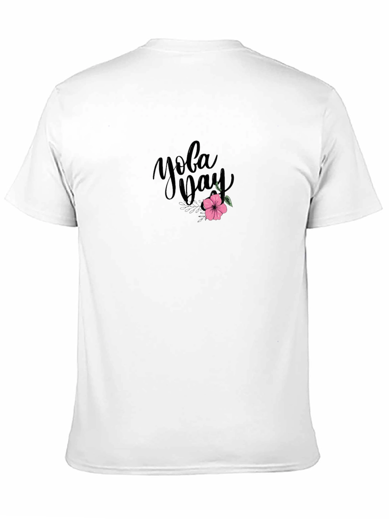 Yoga Day Graphic Tee - Black