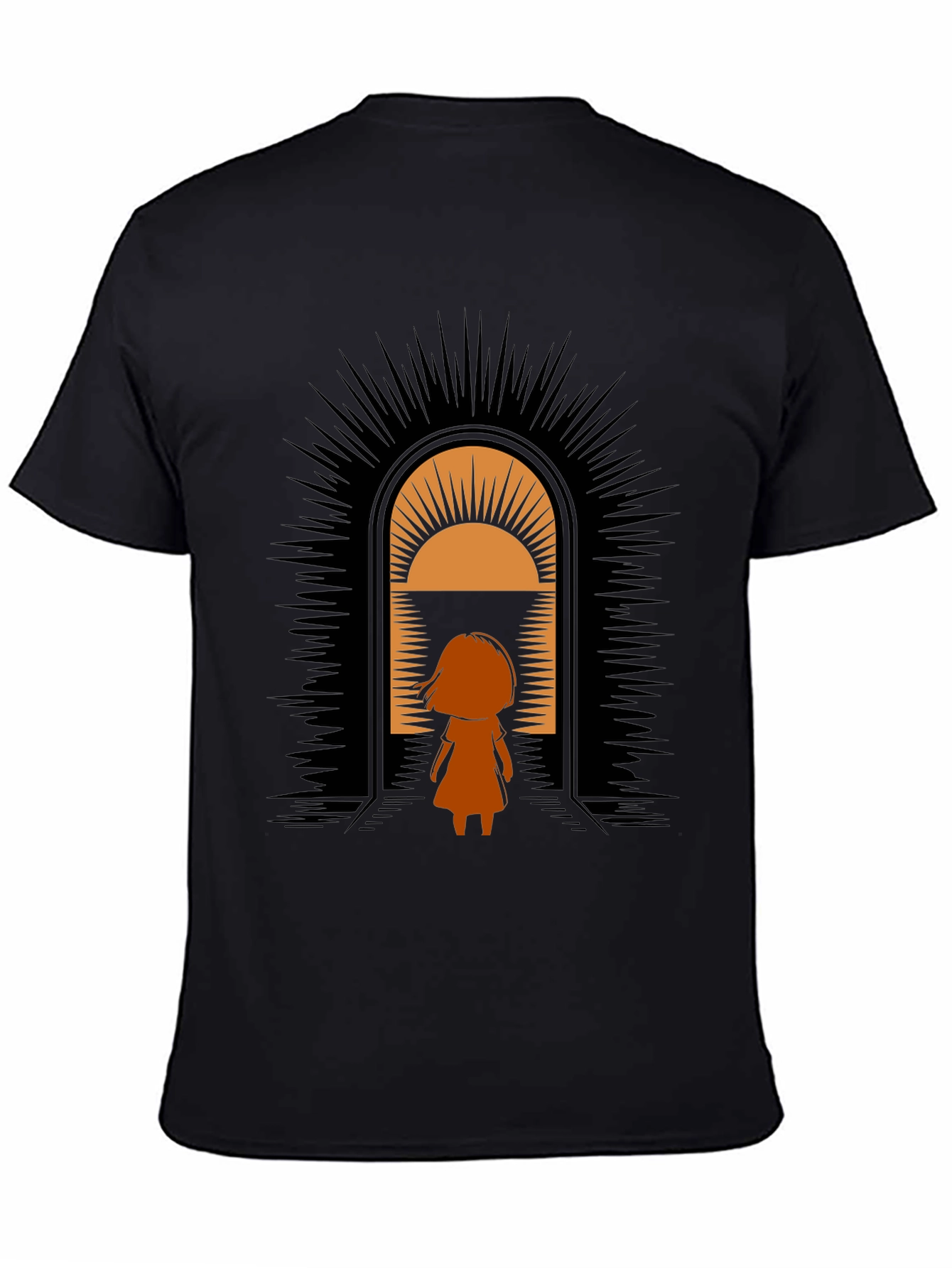 Graphic Tee - Girl in Doorway Design
