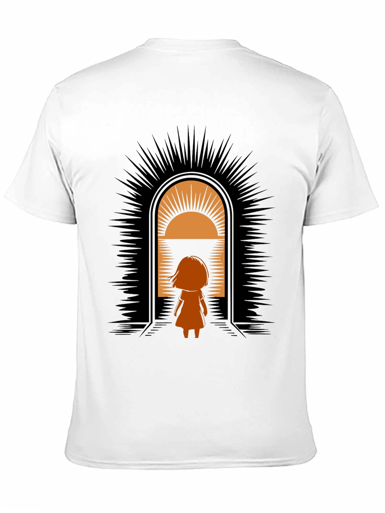 Graphic Tee - Girl in Doorway Design