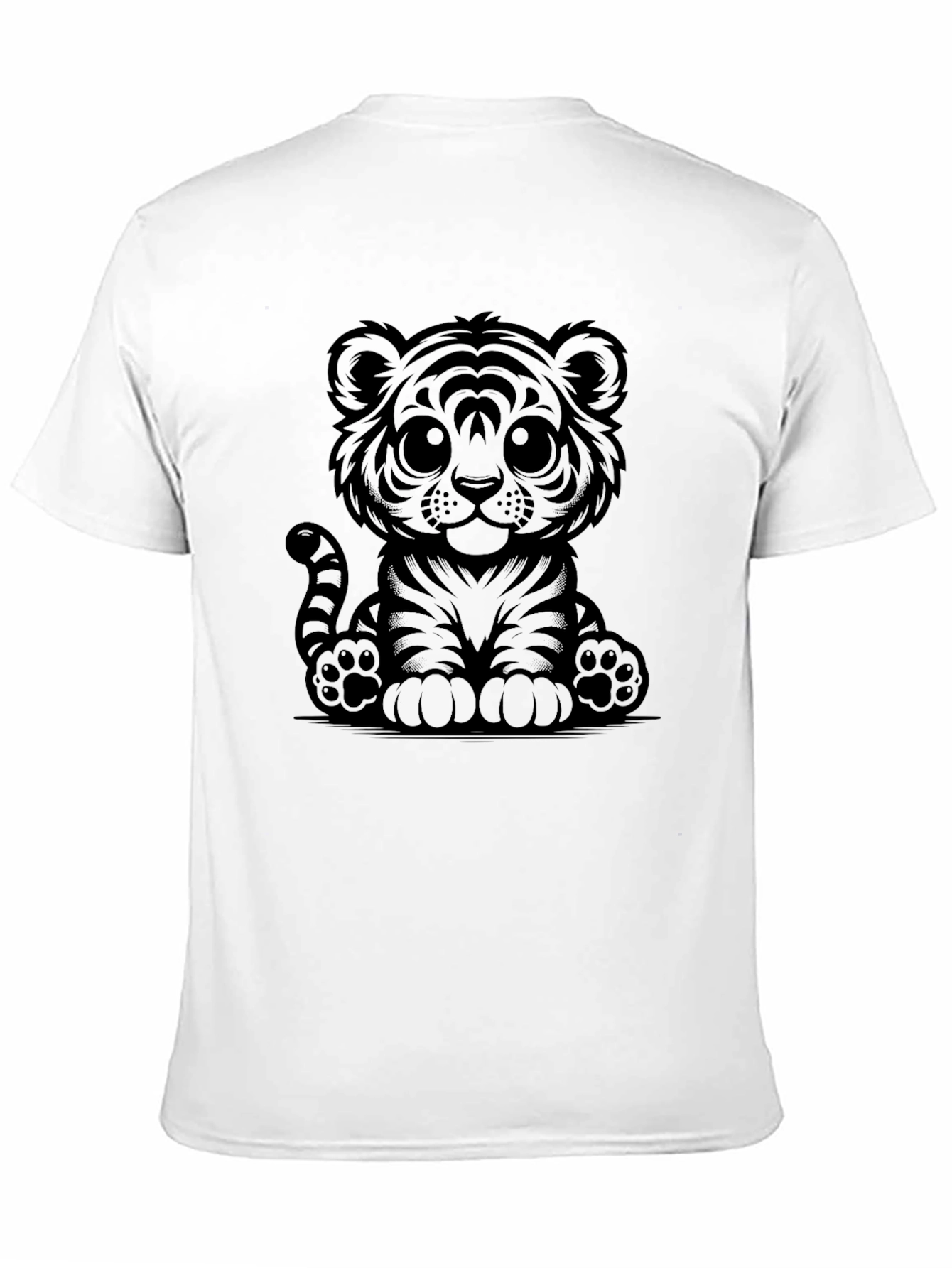 Cute Tiger Graphic T-Shirt - Soft Cotton Tee