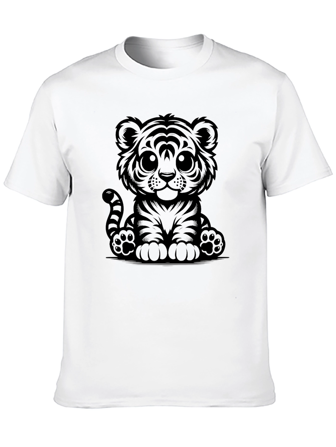Cute Tiger Graphic T-Shirt - Soft Cotton Tee