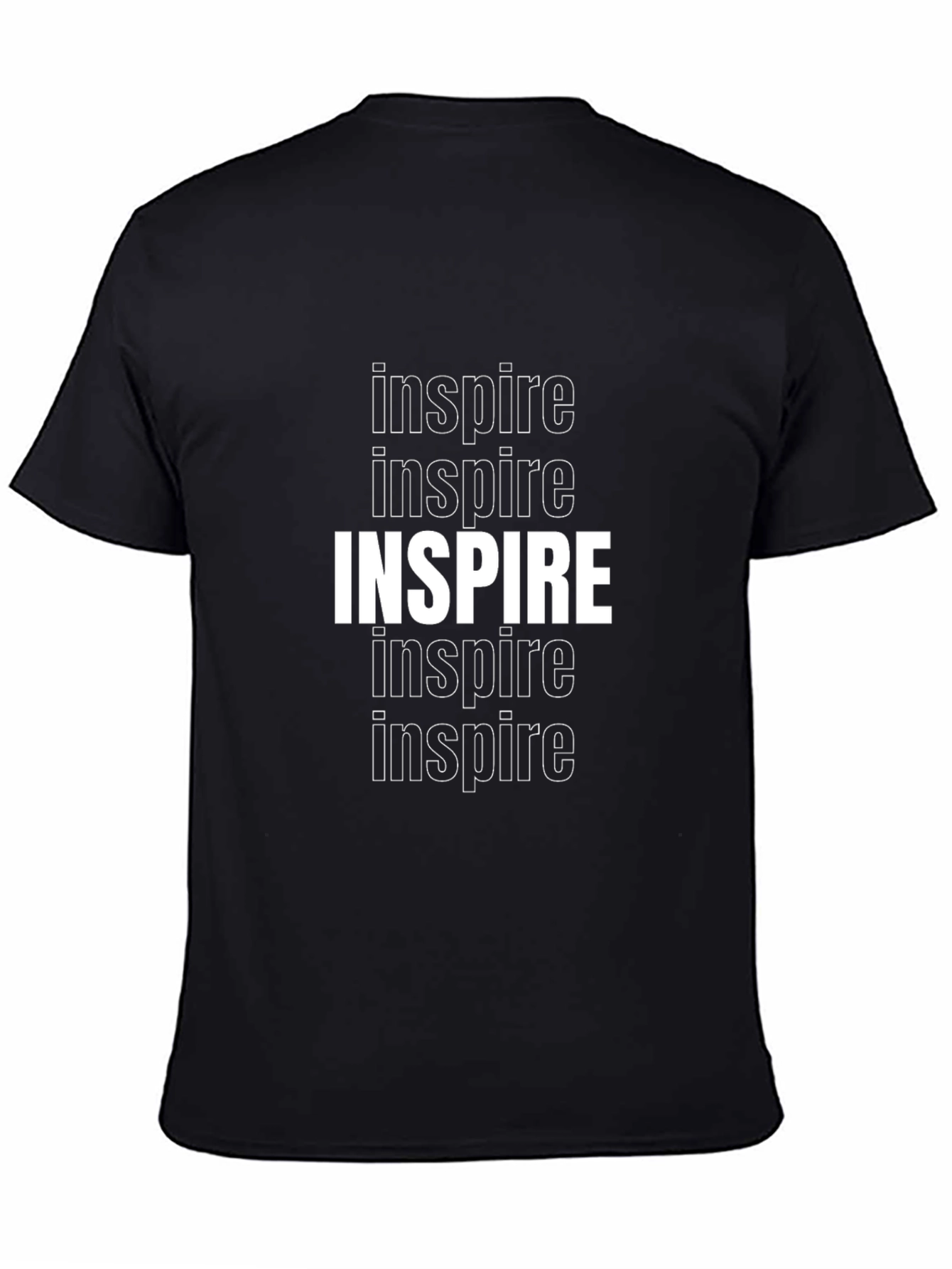 Inspire Graphic Black T-Shirt