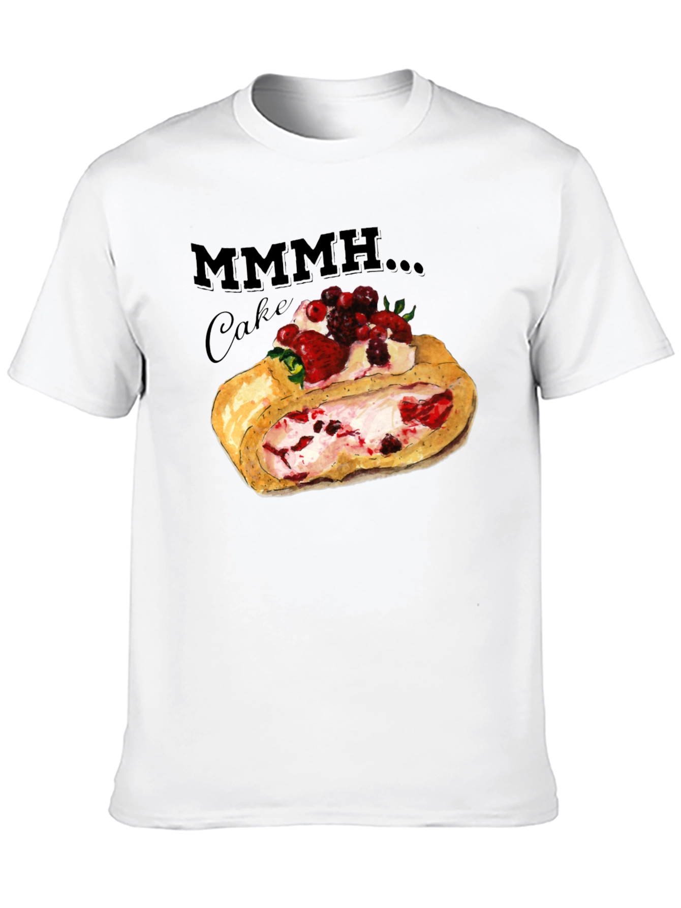 Mmmh Cake Graphic T-Shirt