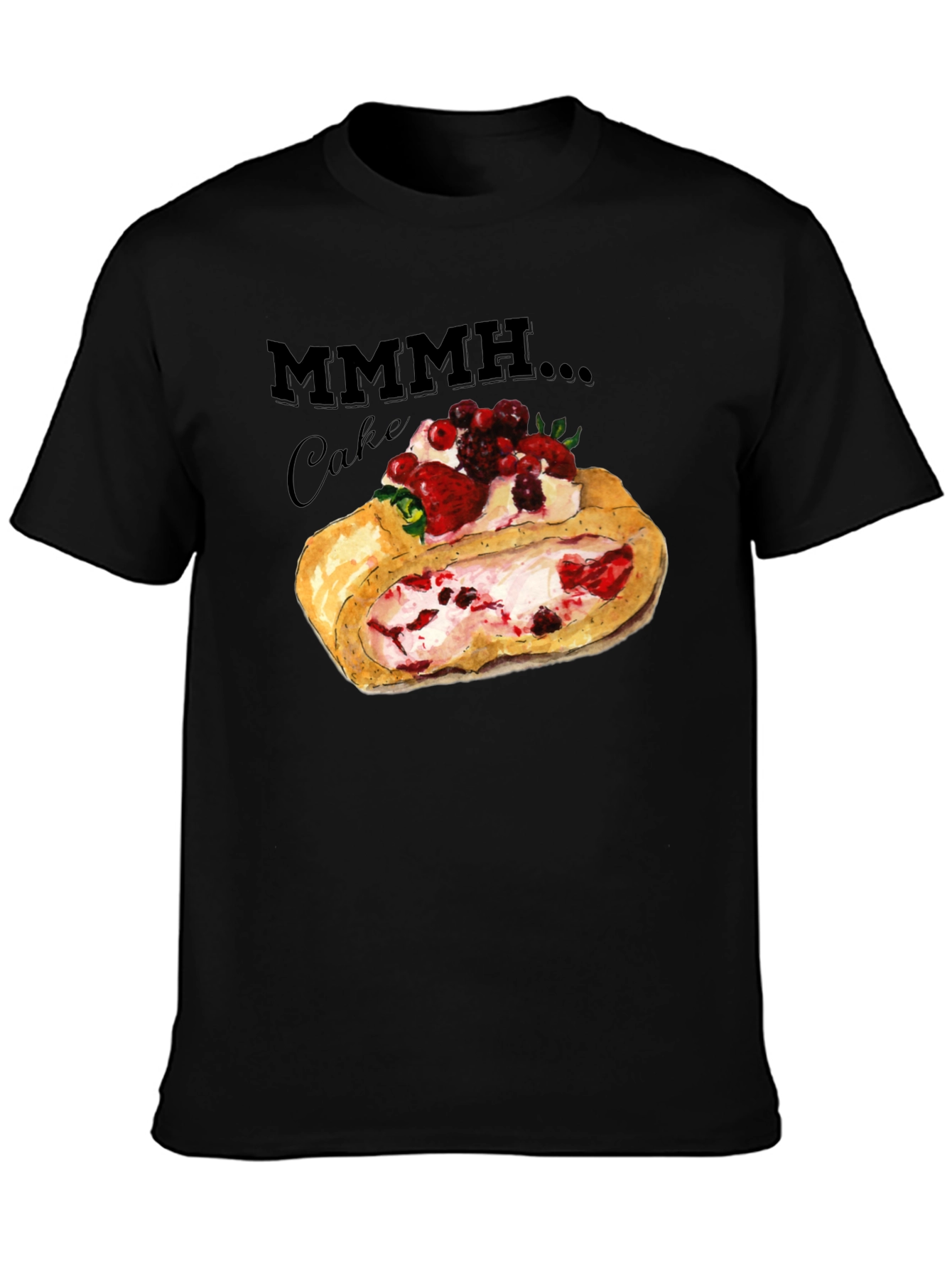 Mmmh Cake Graphic T-Shirt