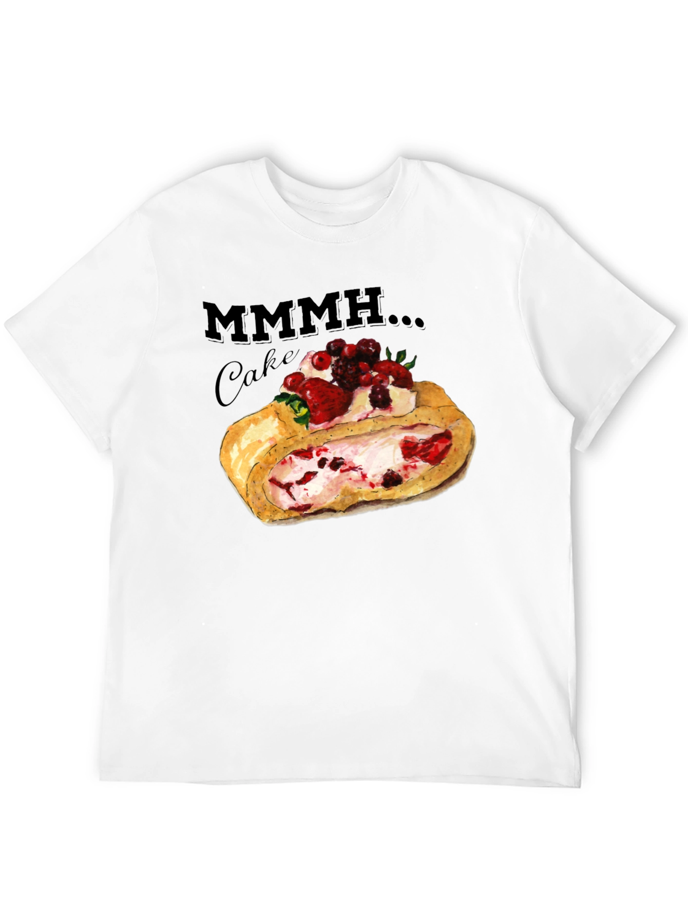 Mmmh Cake Graphic T-Shirt