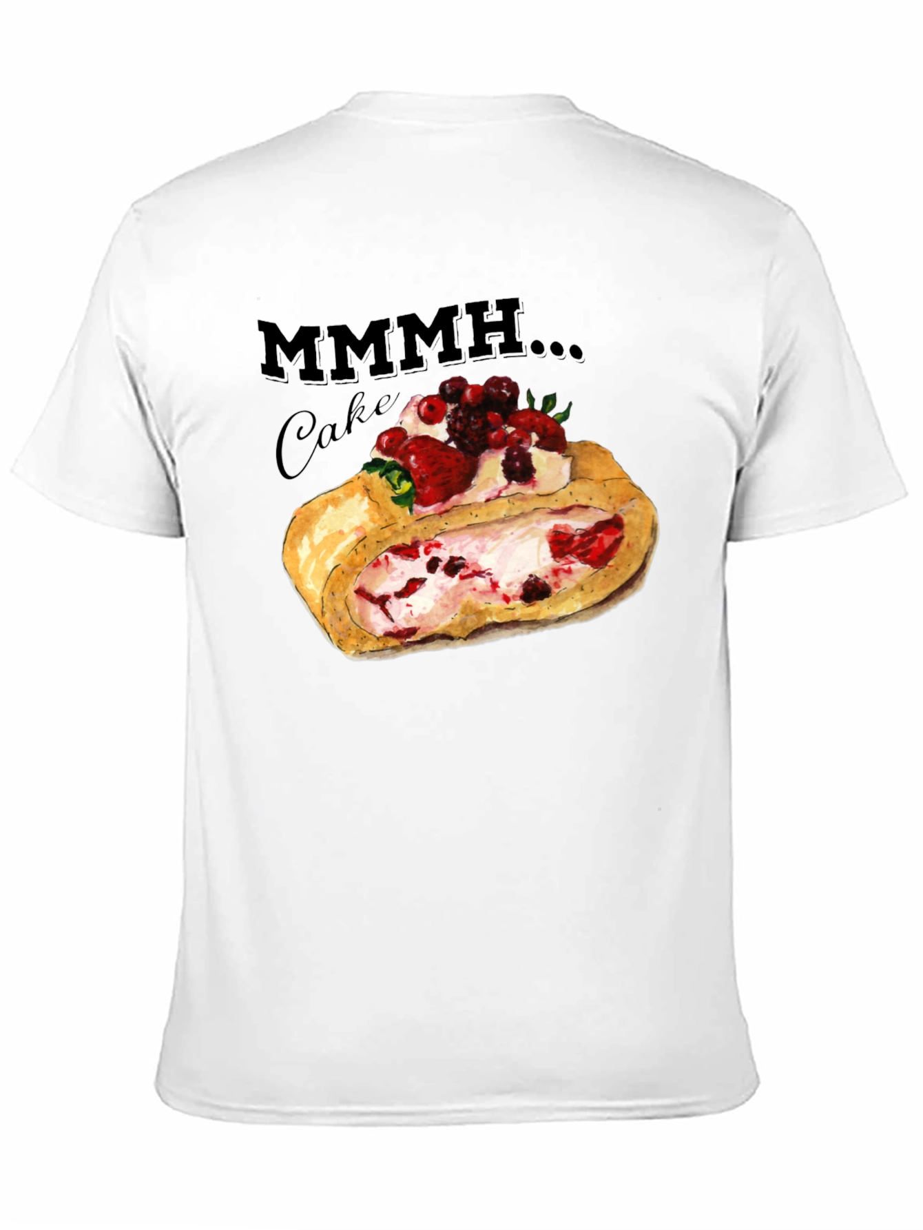 Mmmh Cake Graphic T-Shirt