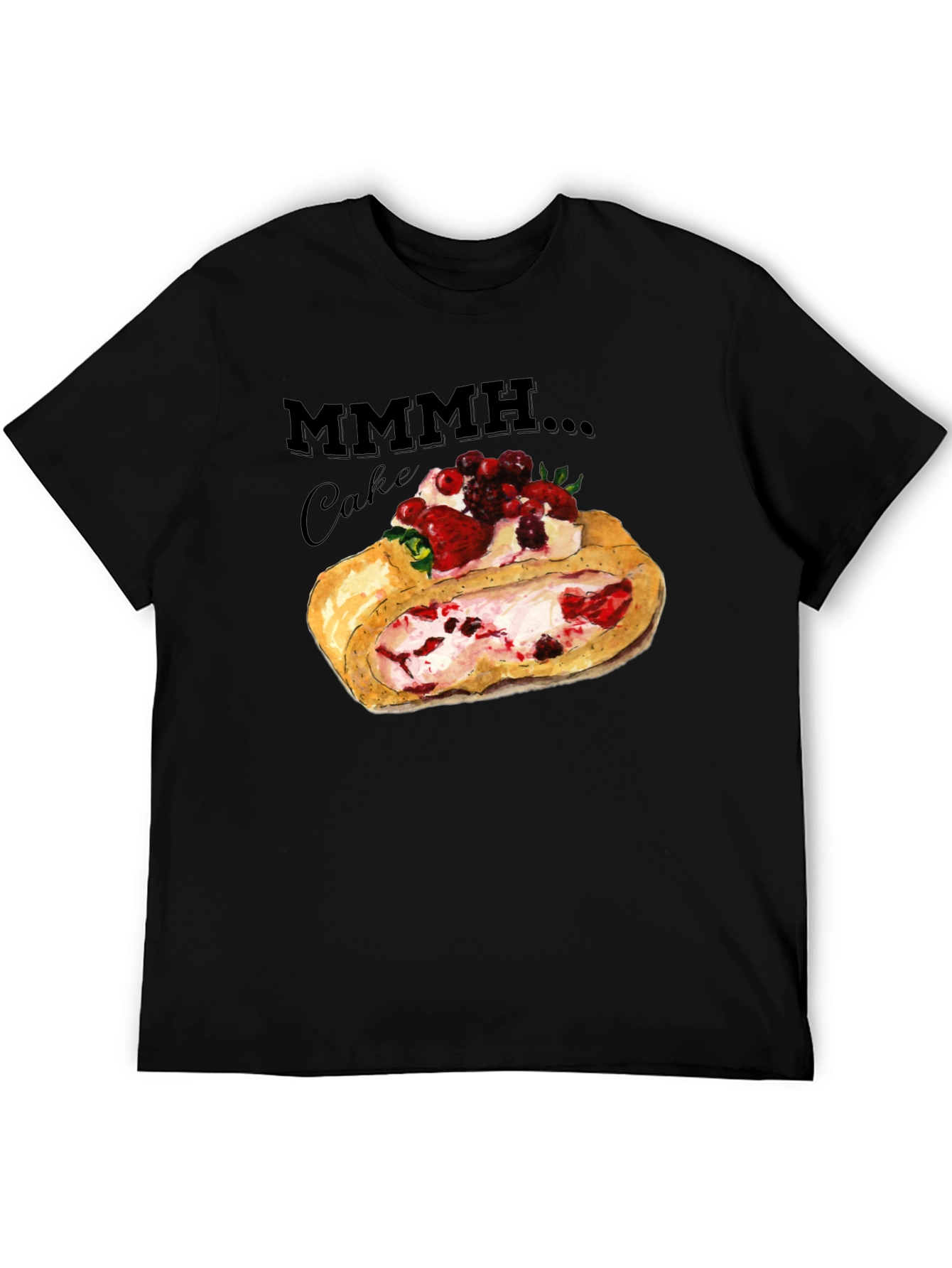 Mmmh Cake Graphic T-Shirt