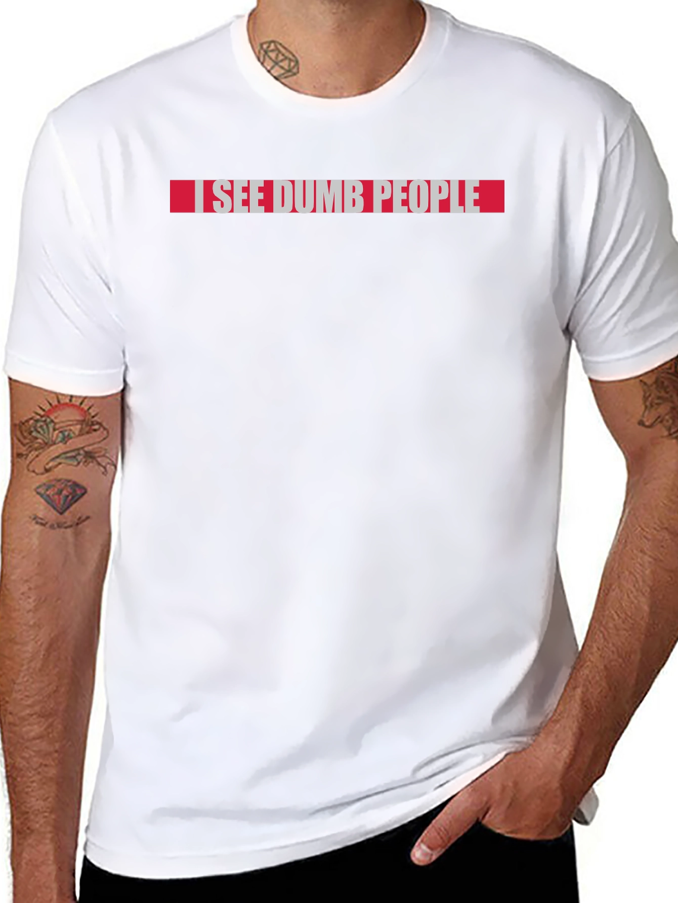 I See Dumb People Graphic Tee