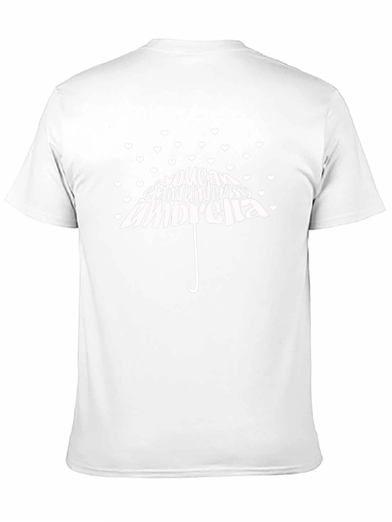 You Can Stand Under My Umbrella Black T-Shirt