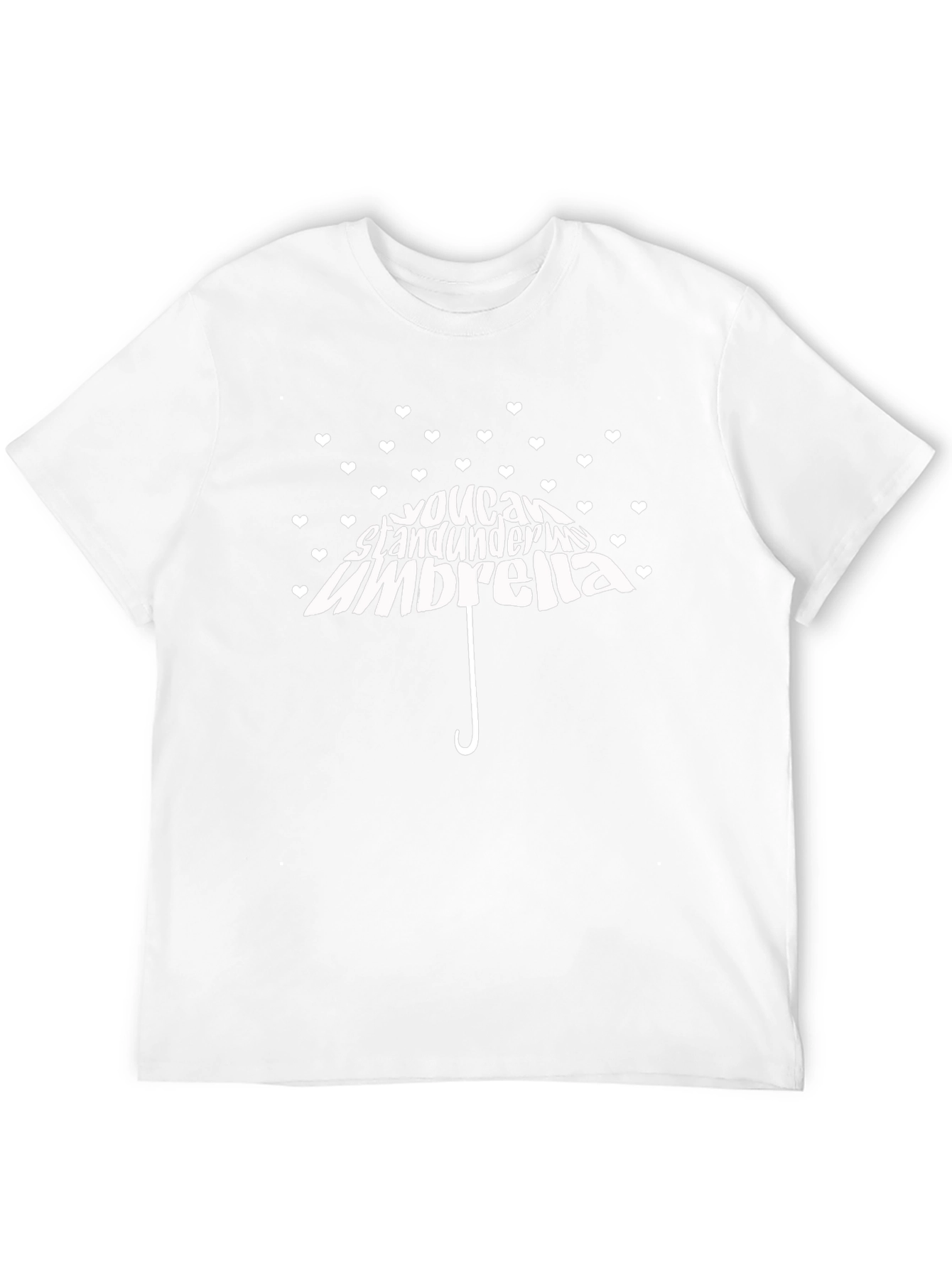 You Can Stand Under My Umbrella Black T-Shirt