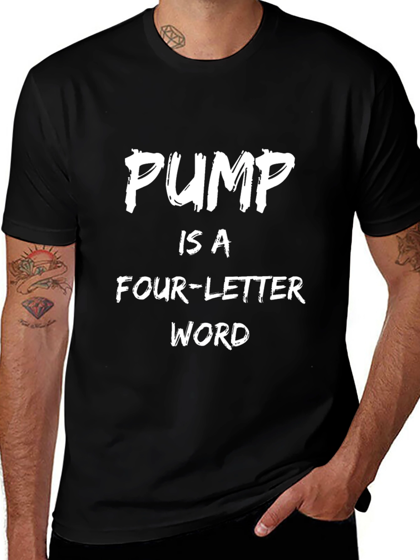 Pump is a Four Letter Word Graphic Tee