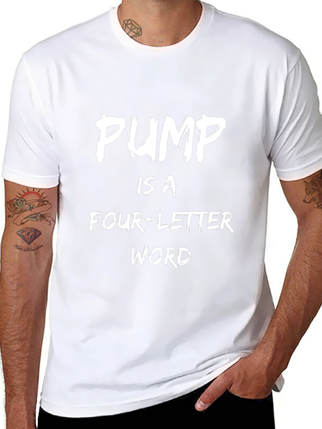 Pump is a Four Letter Word Graphic Tee