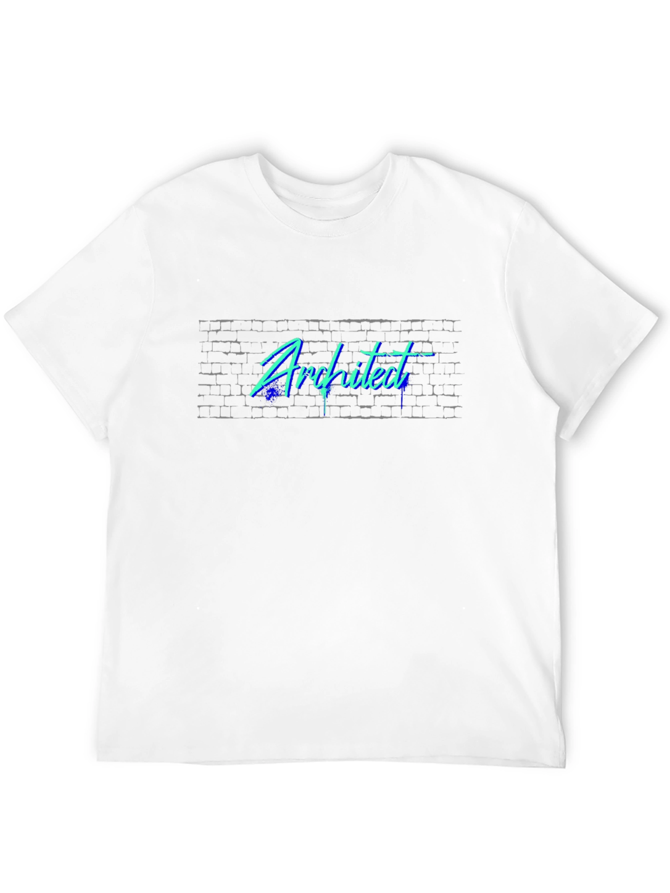 Architect Neon Brick T-Shirt - Black
