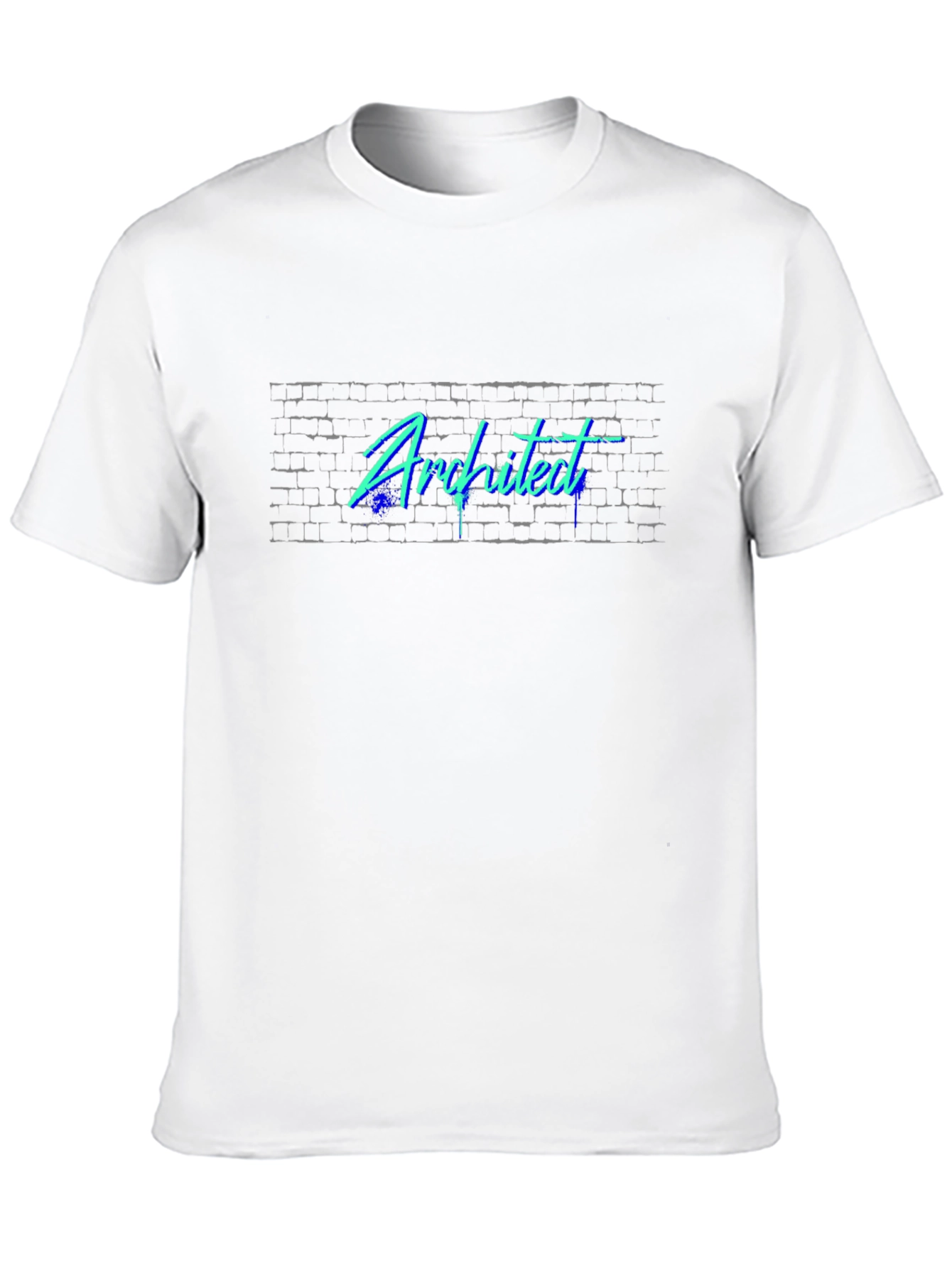 Architect Neon Brick T-Shirt - Black