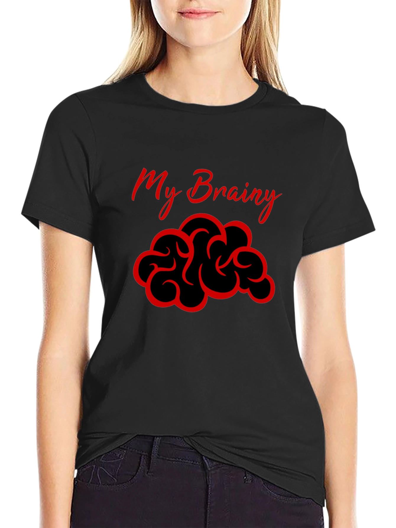 My Brainy Tee - Funny Graphic Novelty T-Shirt