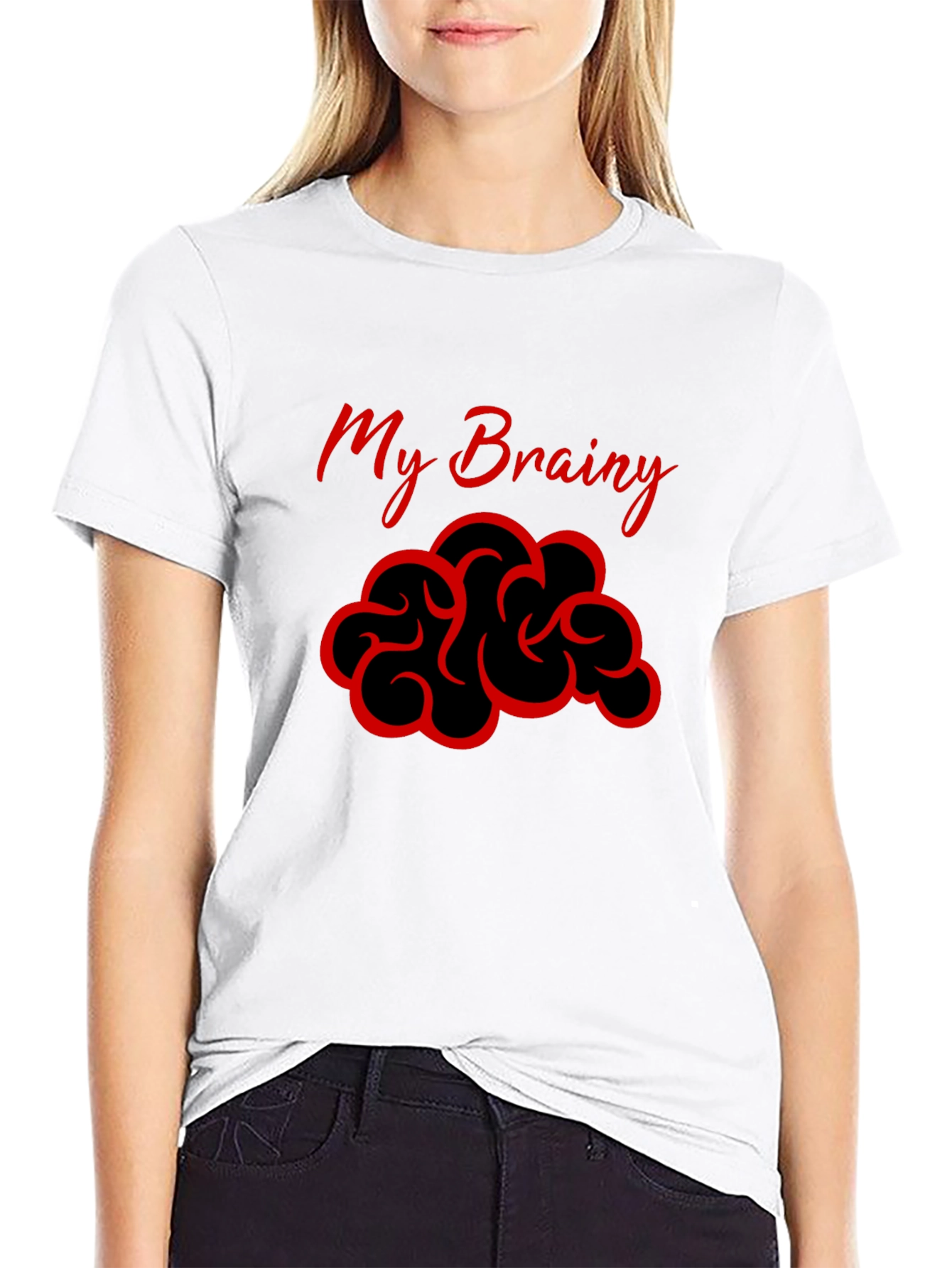 My Brainy Tee - Funny Graphic Novelty T-Shirt