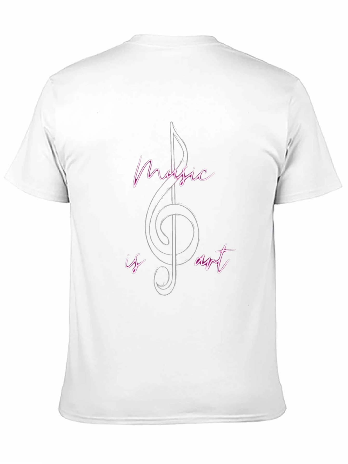 Music is Art Black Graphic Tee